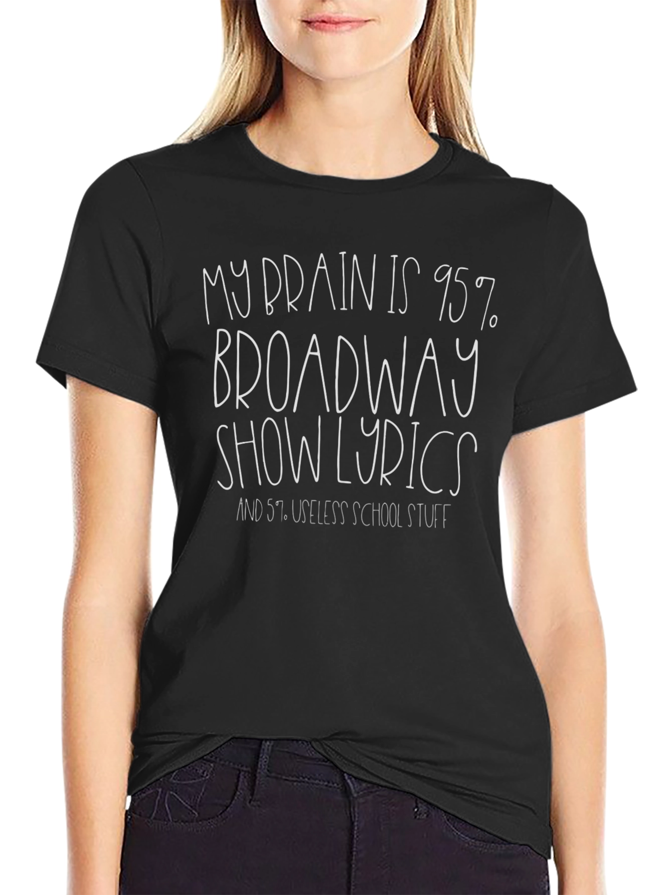 Broadway Show Lyrics T-Shirt Funny Gift