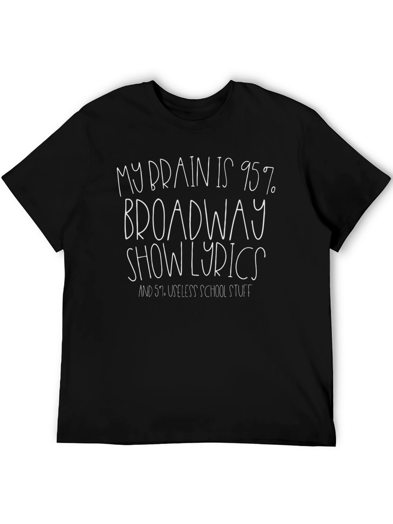 Broadway Show Lyrics T-Shirt Funny Gift