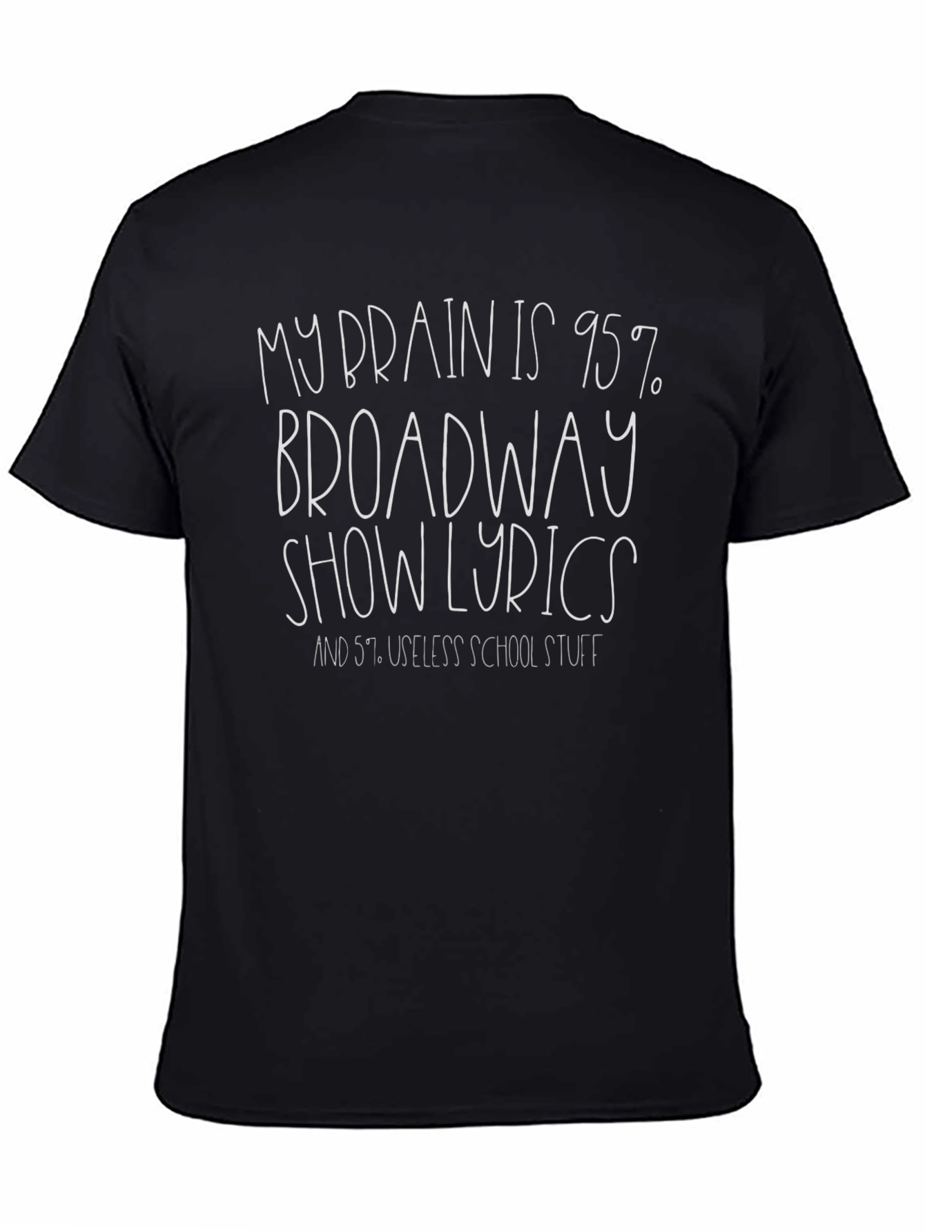 Broadway Show Lyrics T-Shirt Funny Gift