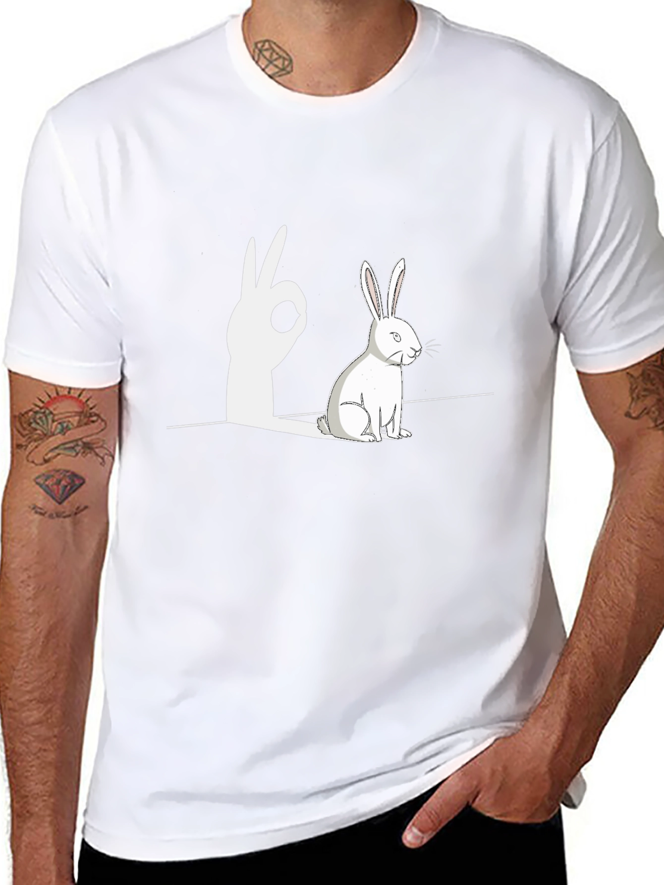 Rabbit Hand Shadow T-Shirt