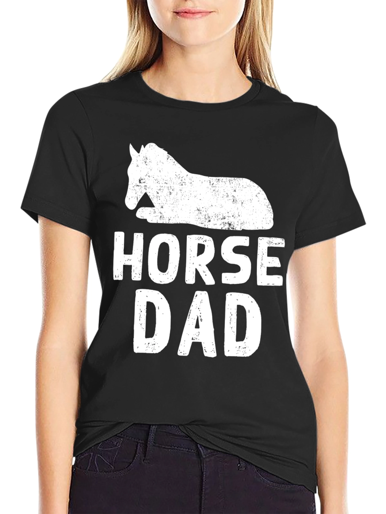 Horse Dad T-Shirt - Novelty Animal Lover Tee