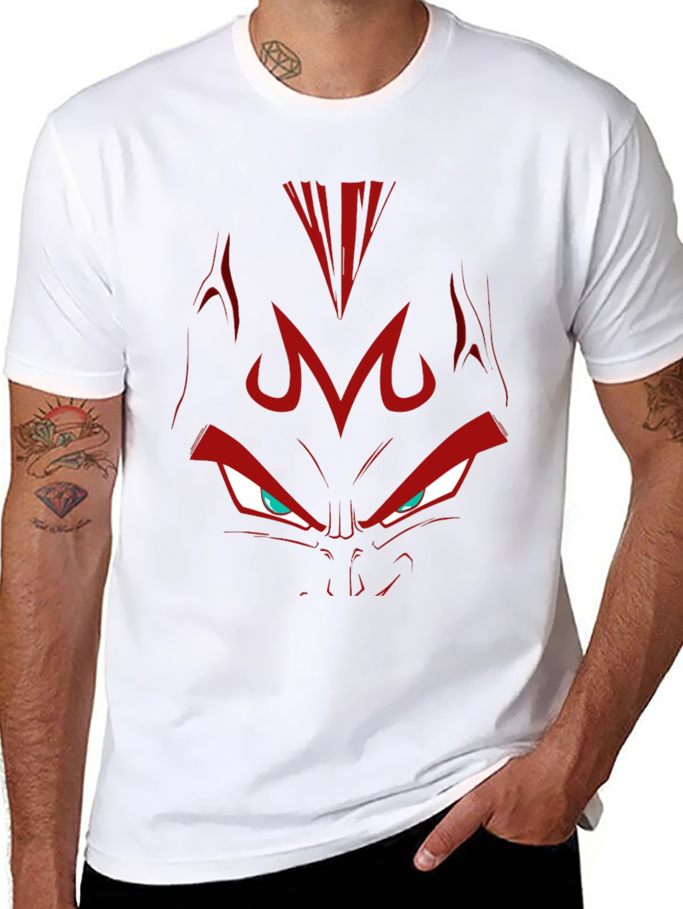 Majin Vegeta Graphic Black T-Shirt