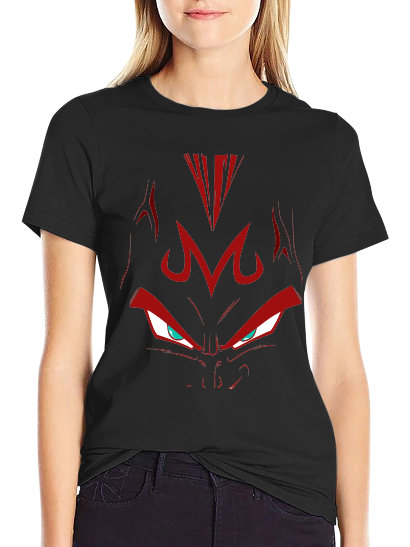 Majin Vegeta Graphic Black T-Shirt