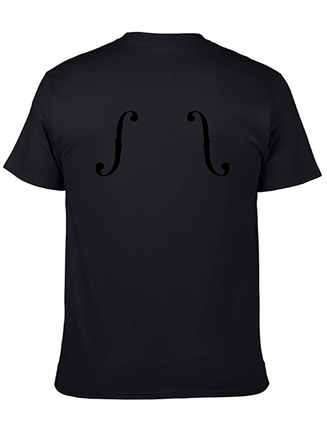 F-Holes Graphic Tee - Musicians Black T-Shirt