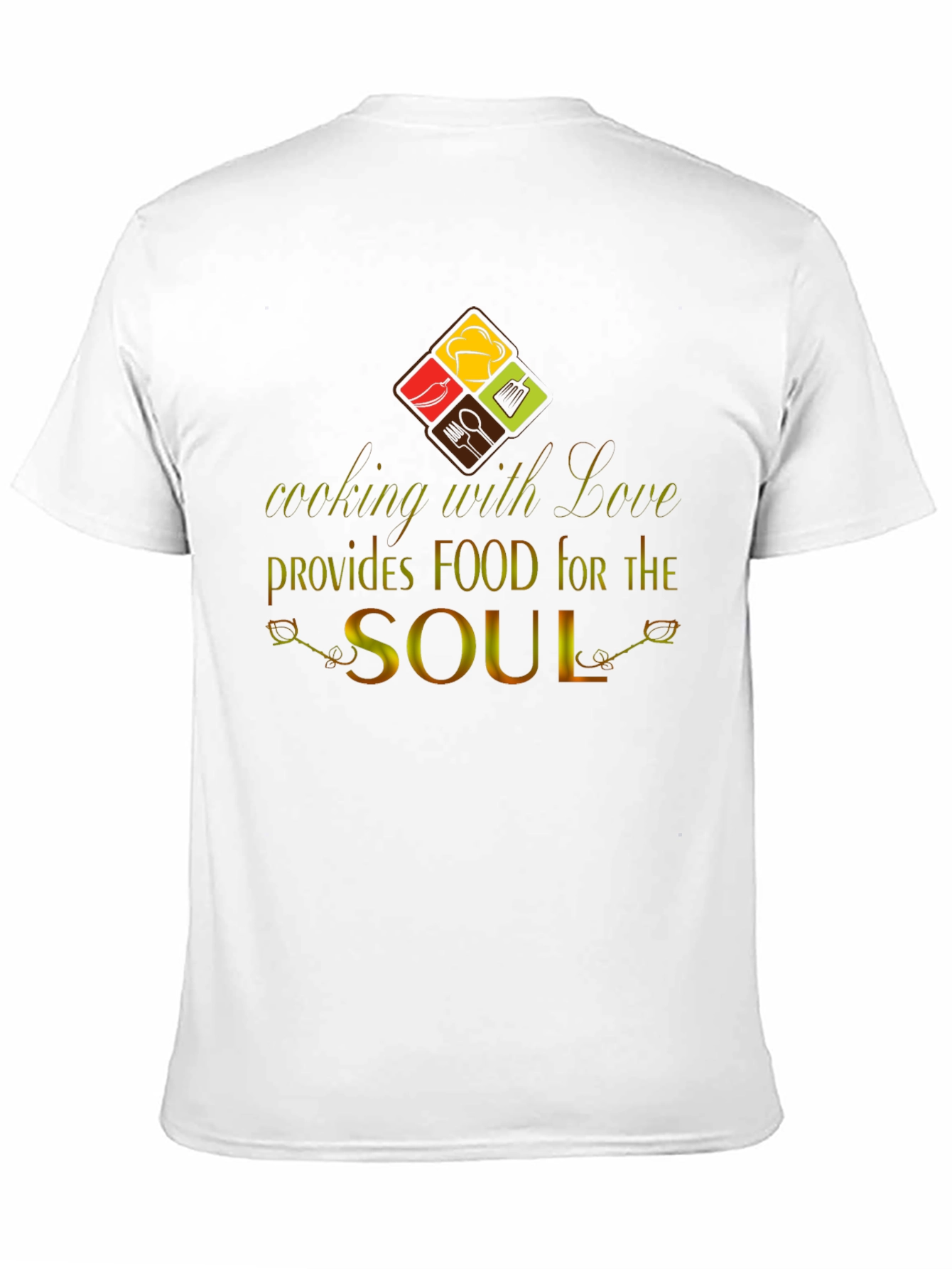 Cooking with Love Black Graphic Tee