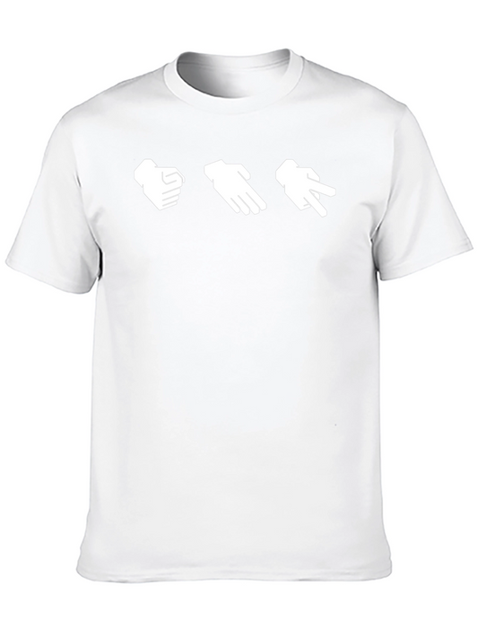 Rock Paper Scissors Graphic Tee