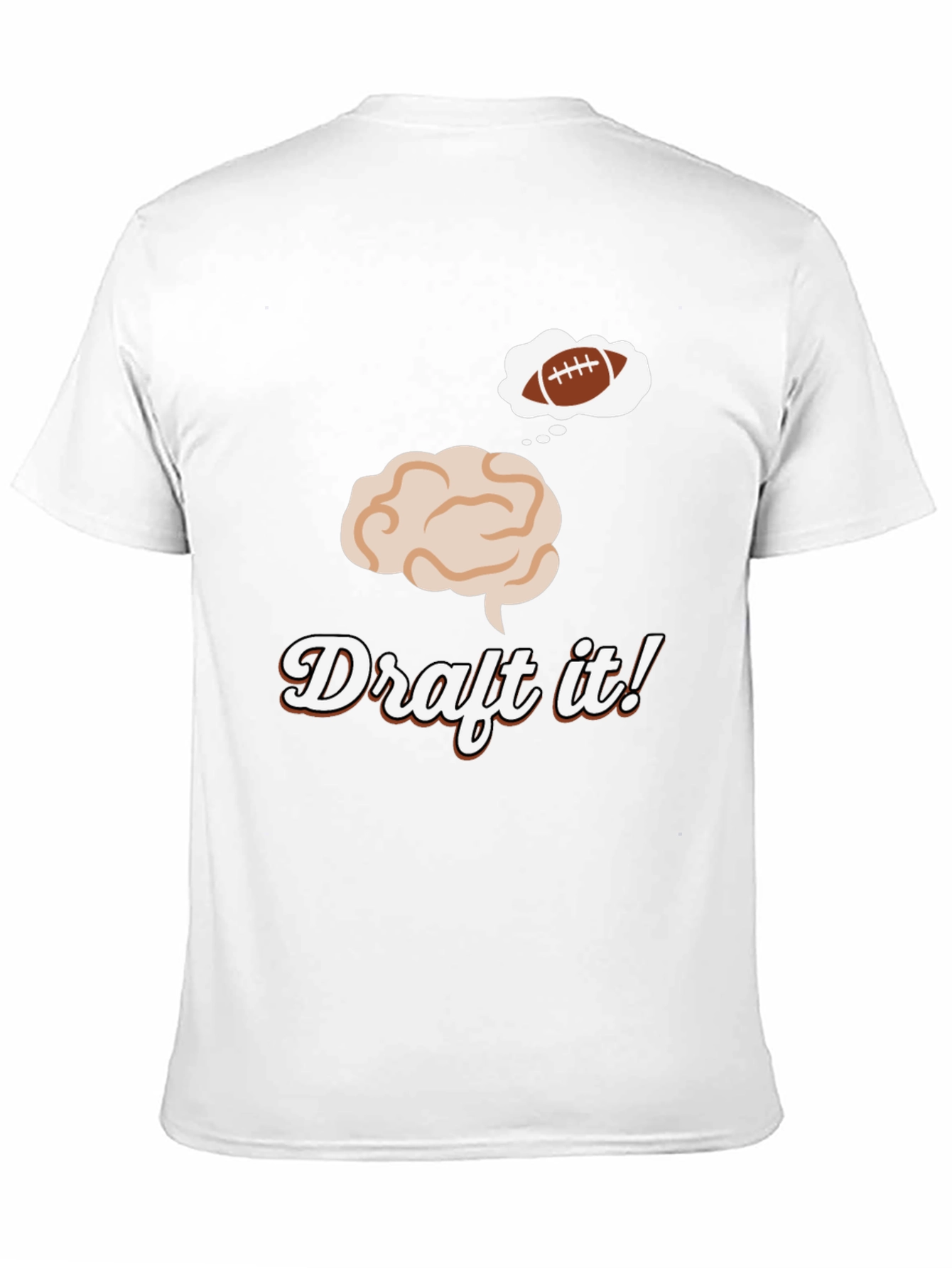 Draft It! Football Brain T-Shirt