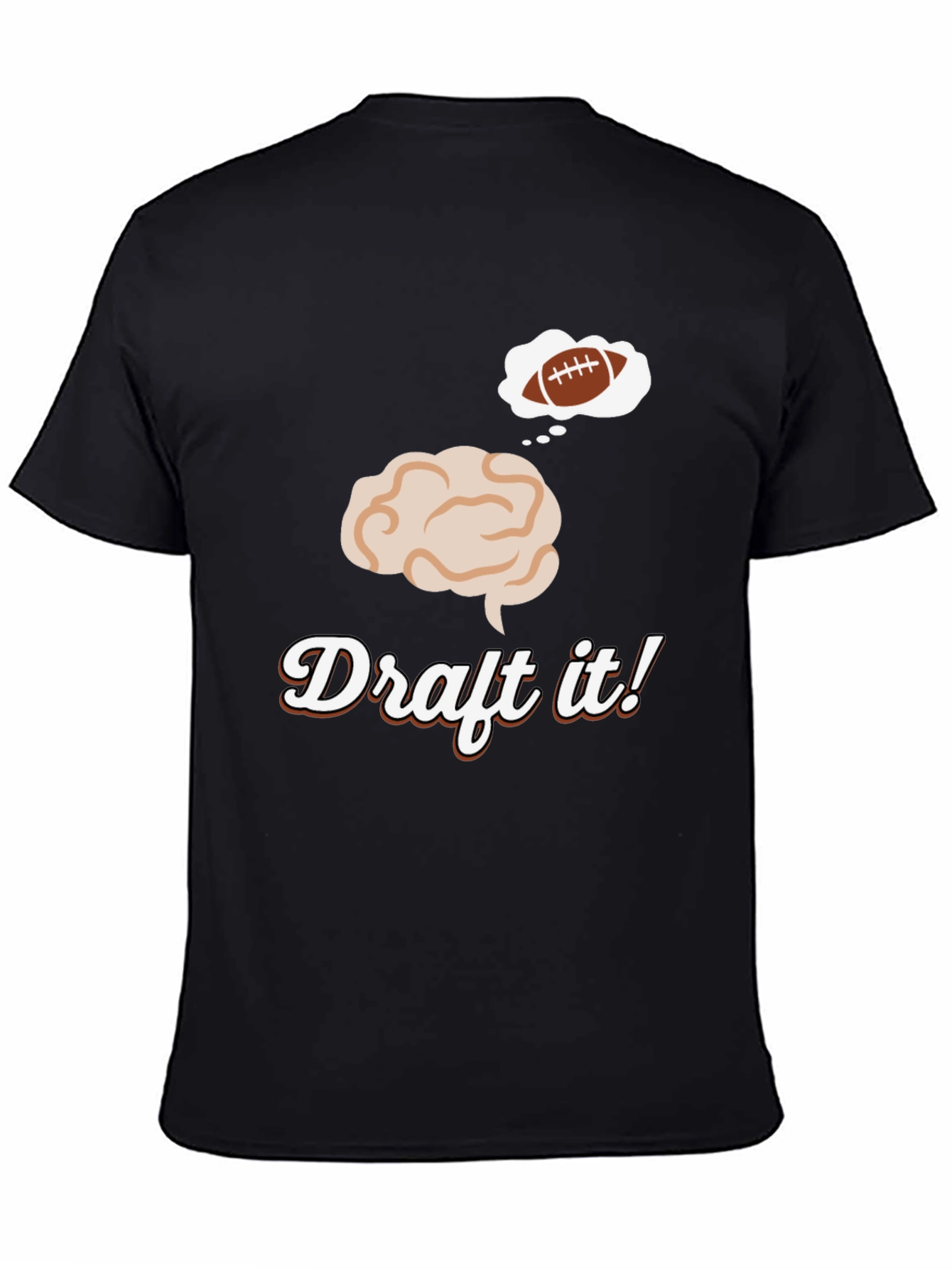 Draft It! Football Brain T-Shirt