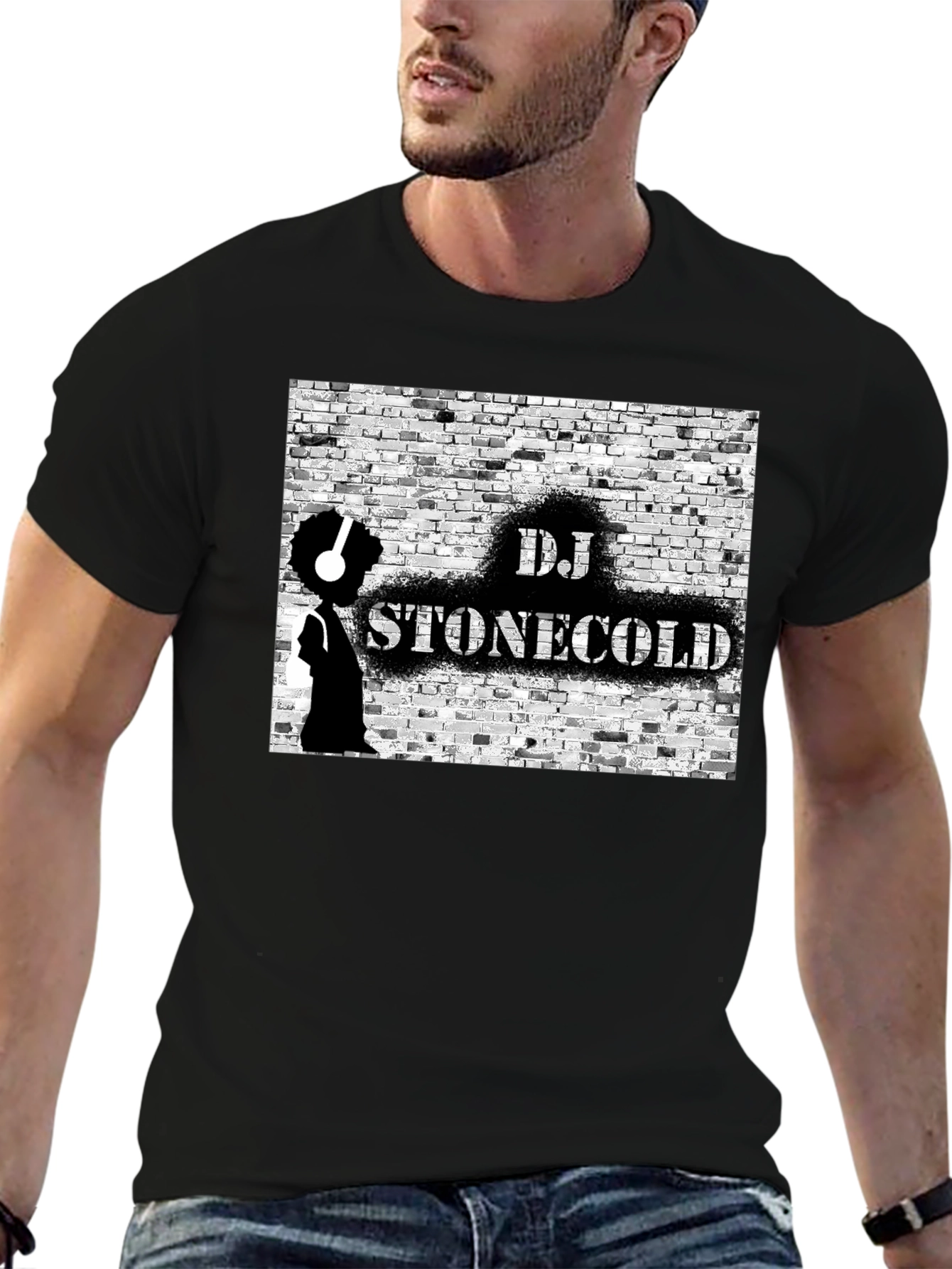 DJ Stonecold Black T-Shirt