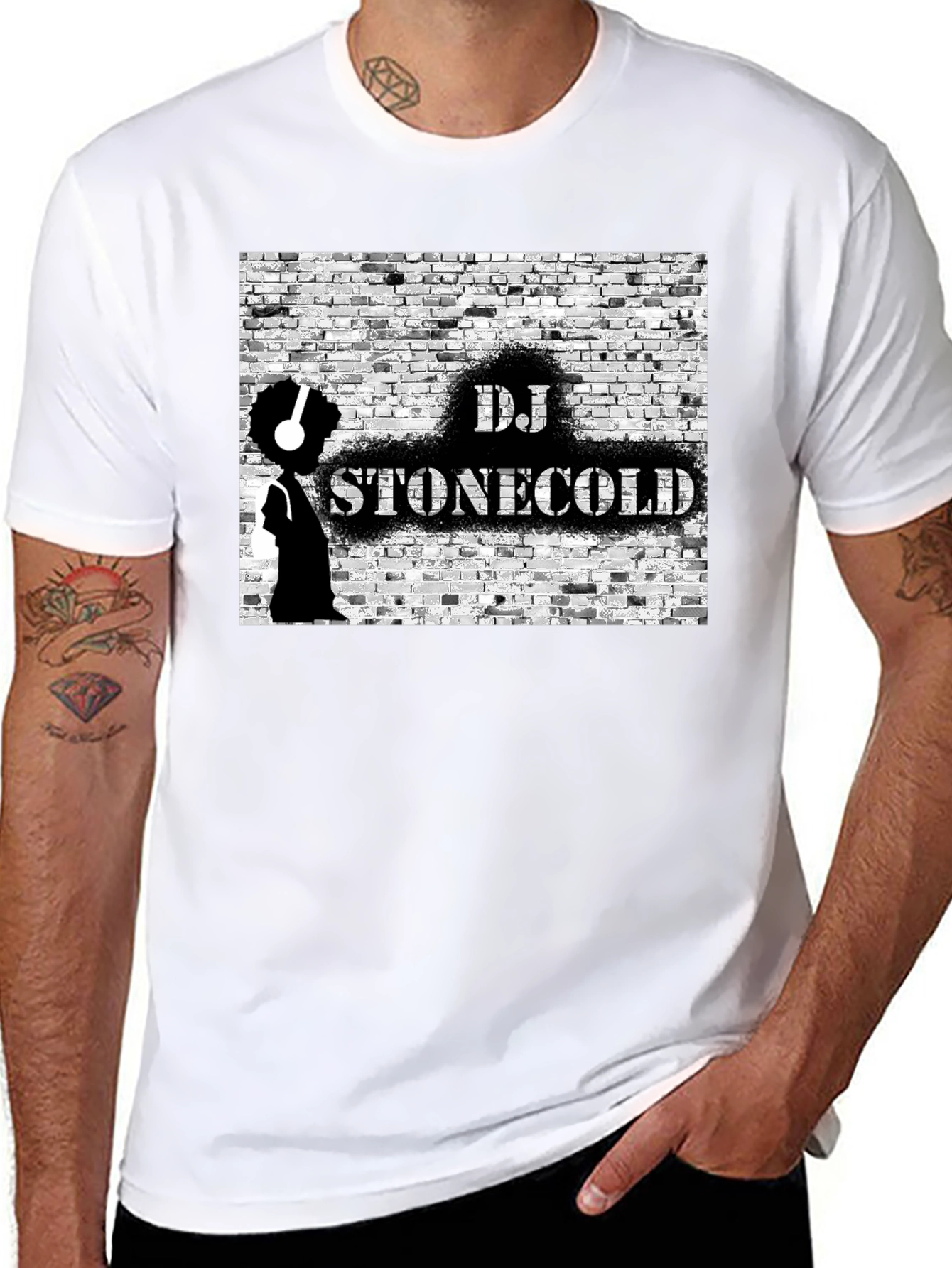 DJ Stonecold Black T-Shirt