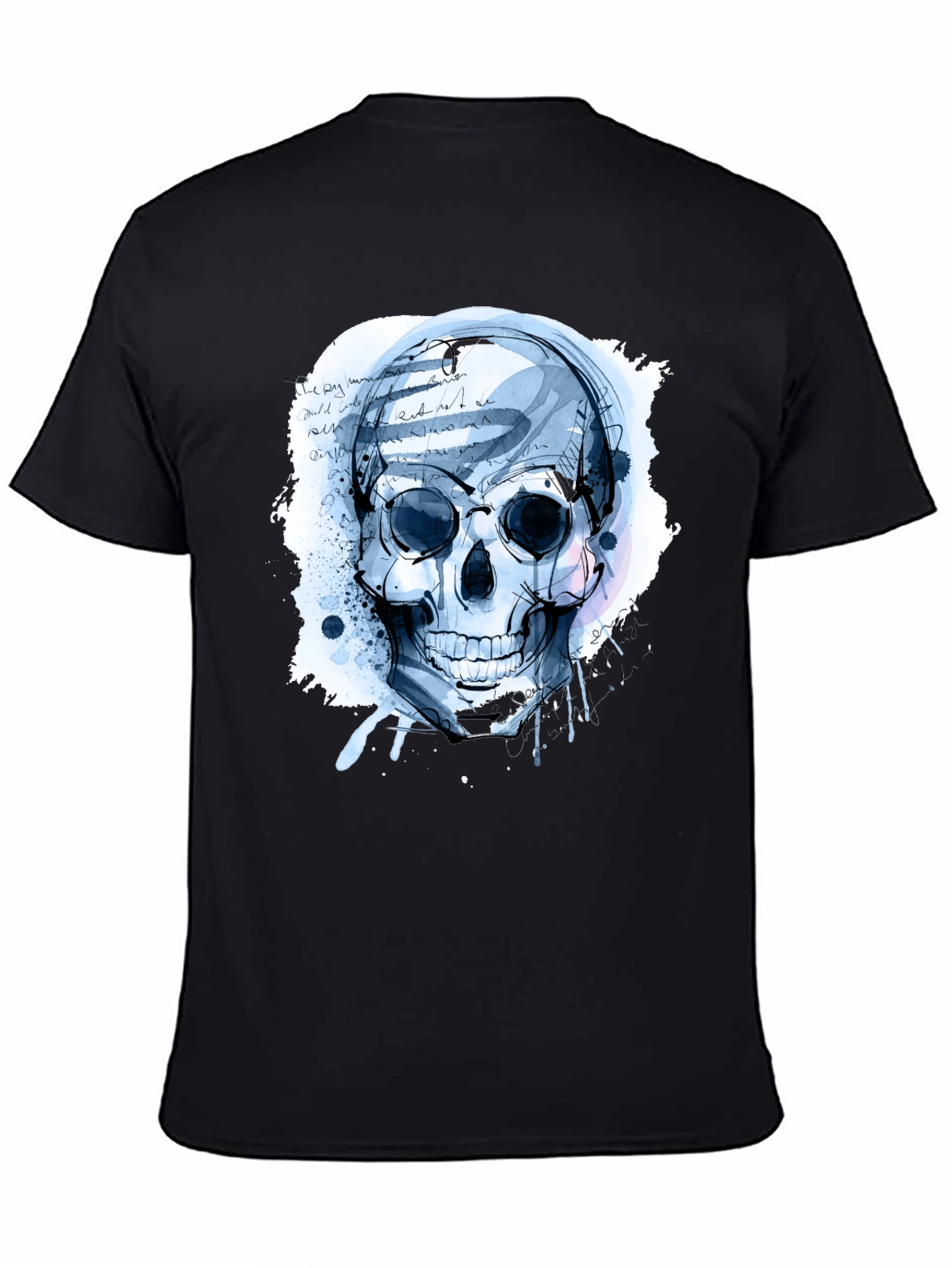 Skull Graphic Tee - Mens Black T-Shirt