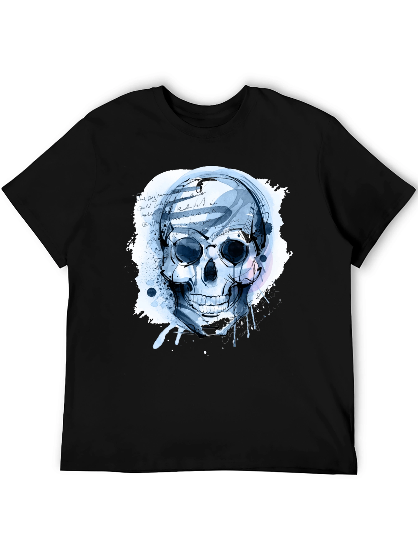 Skull Graphic Tee - Mens Black T-Shirt