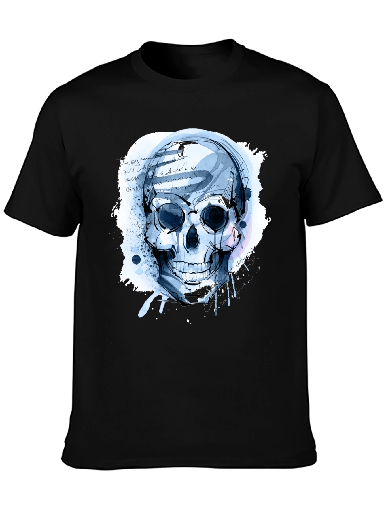Skull Graphic Tee - Mens Black T-Shirt