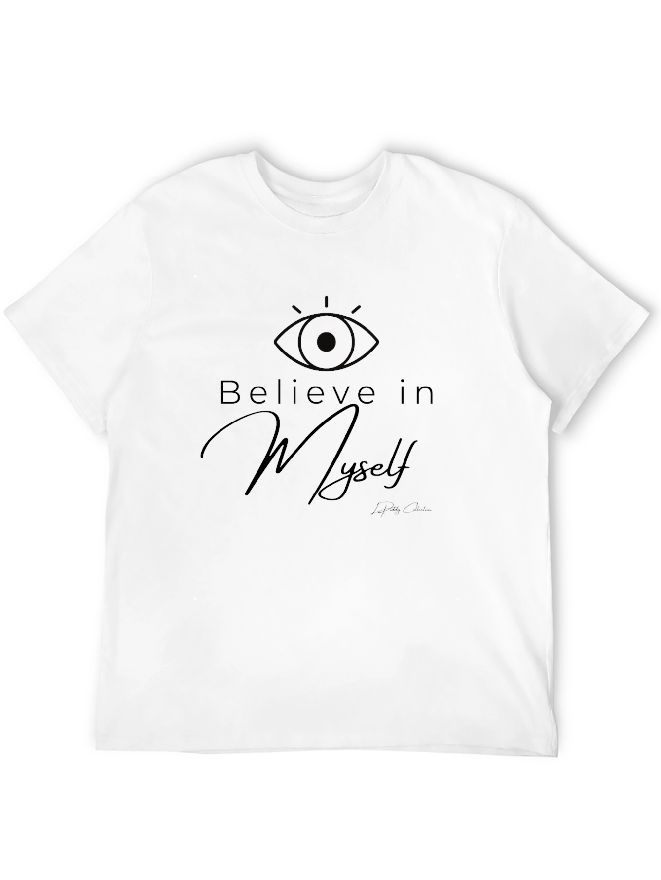 Believe In Myself Black Graphic T-Shirt