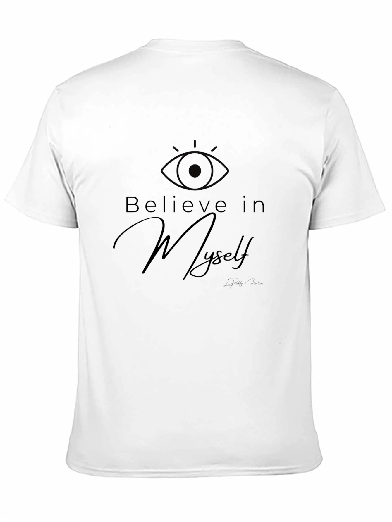 Believe In Myself Black Graphic T-Shirt