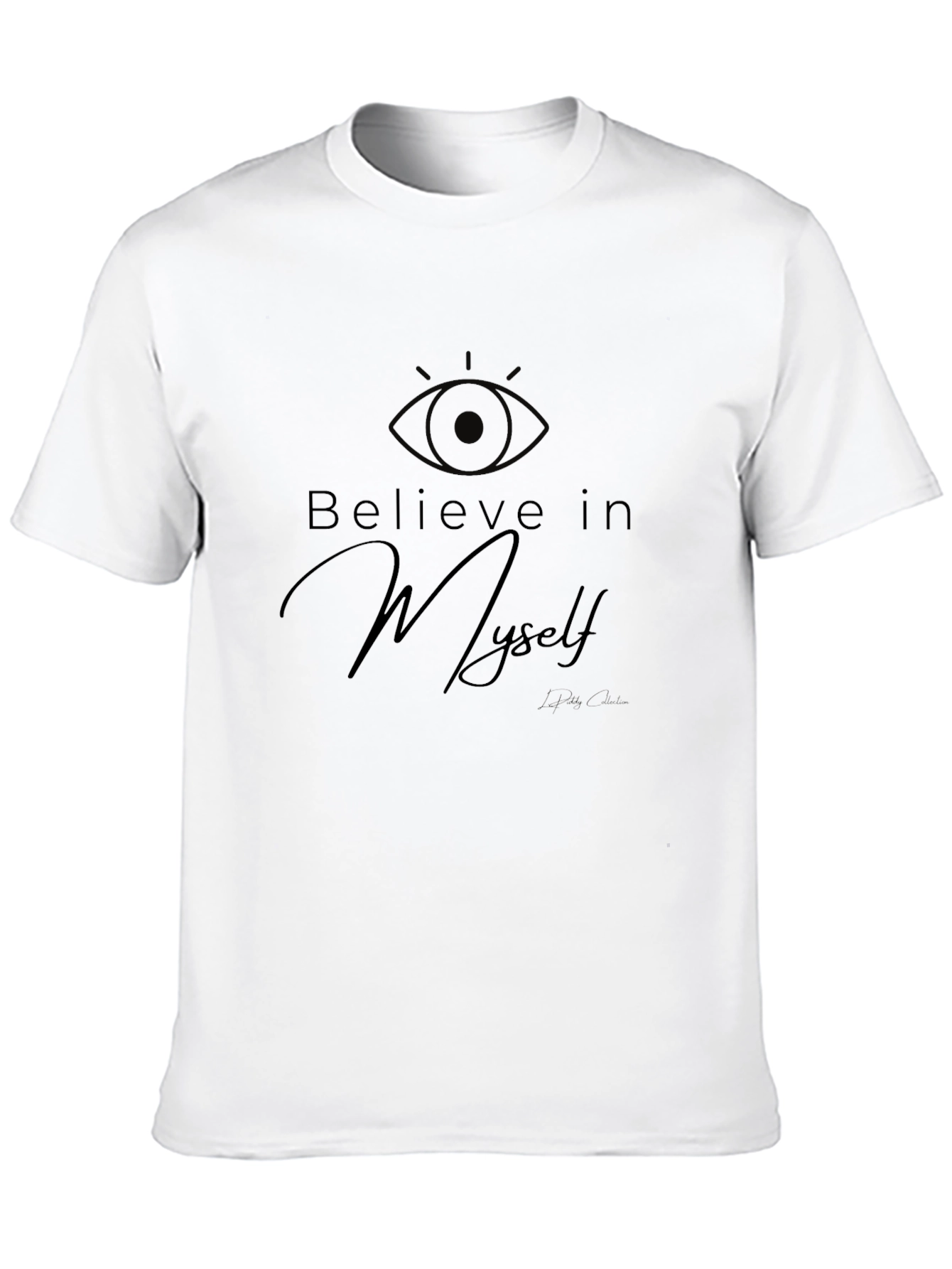 Believe In Myself Black Graphic T-Shirt