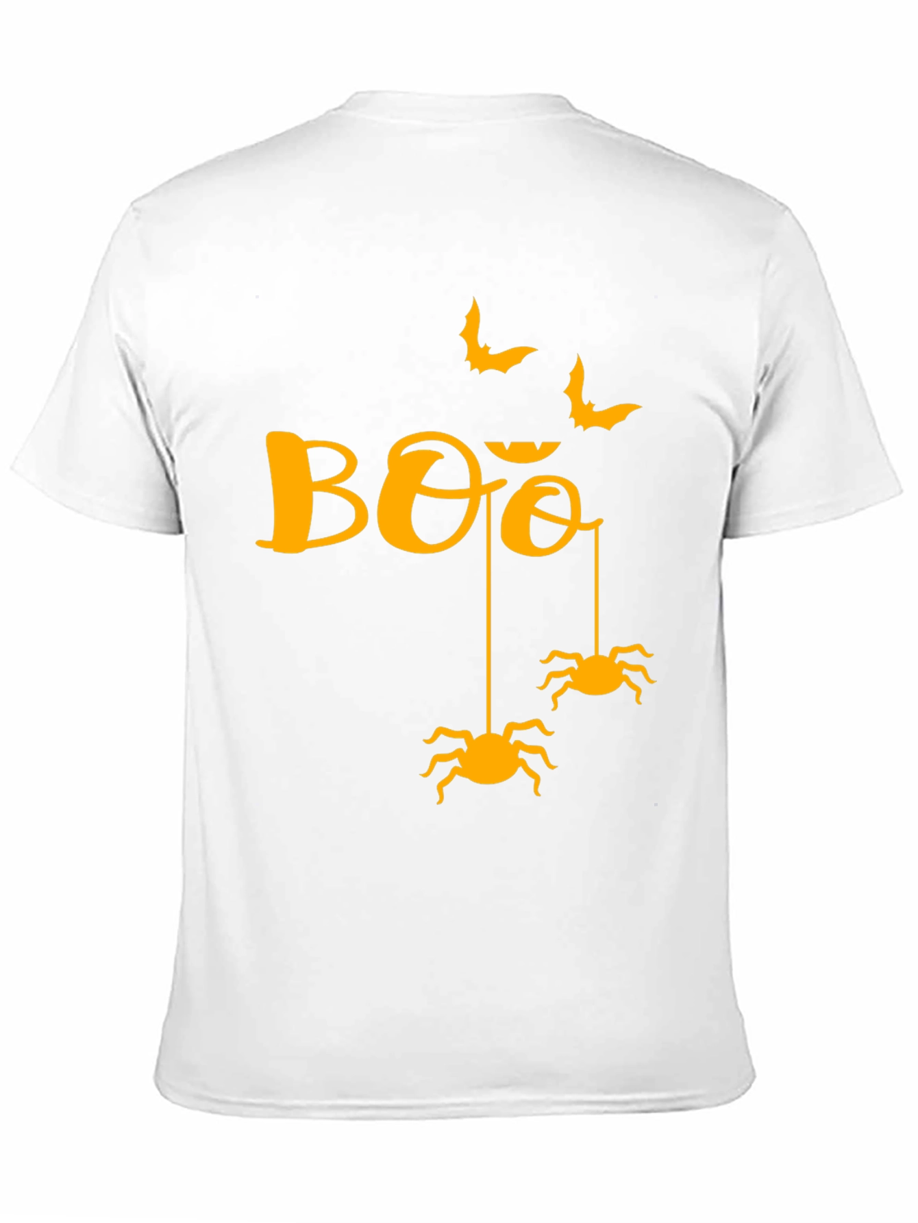 Halloween Boo Spiders & Bats Graphic Tee