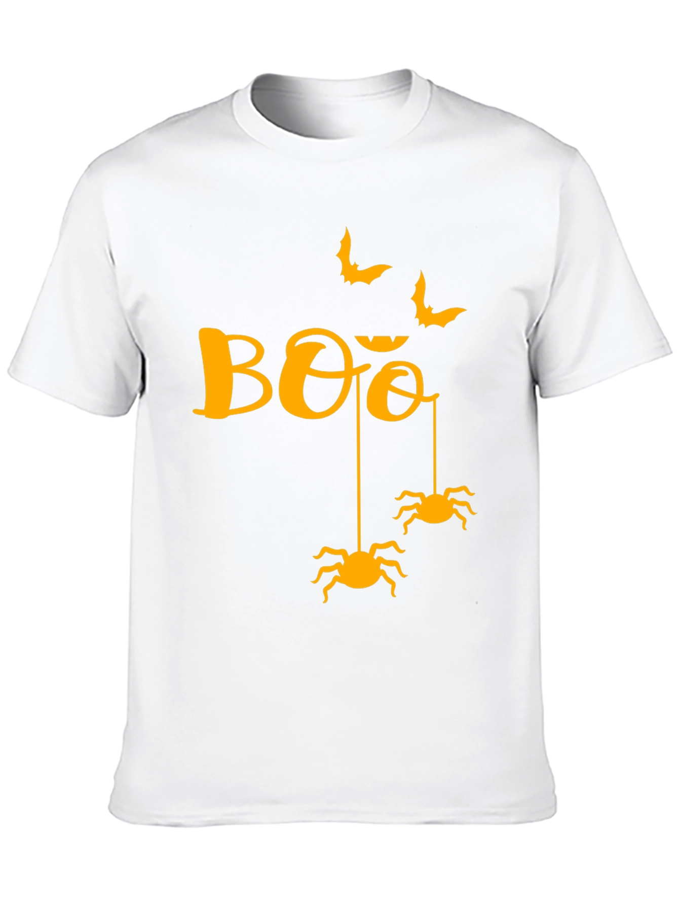 Halloween Boo Spiders & Bats Graphic Tee