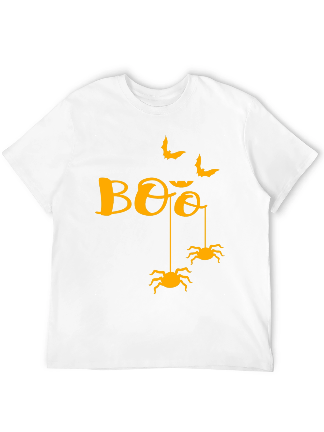 Halloween Boo Spiders & Bats Graphic Tee