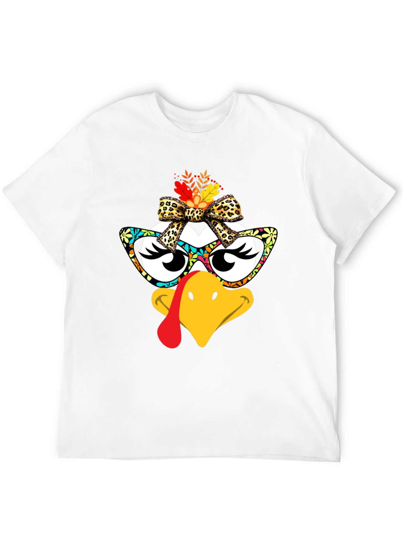 Thanksgiving Turkey Face T-Shirt