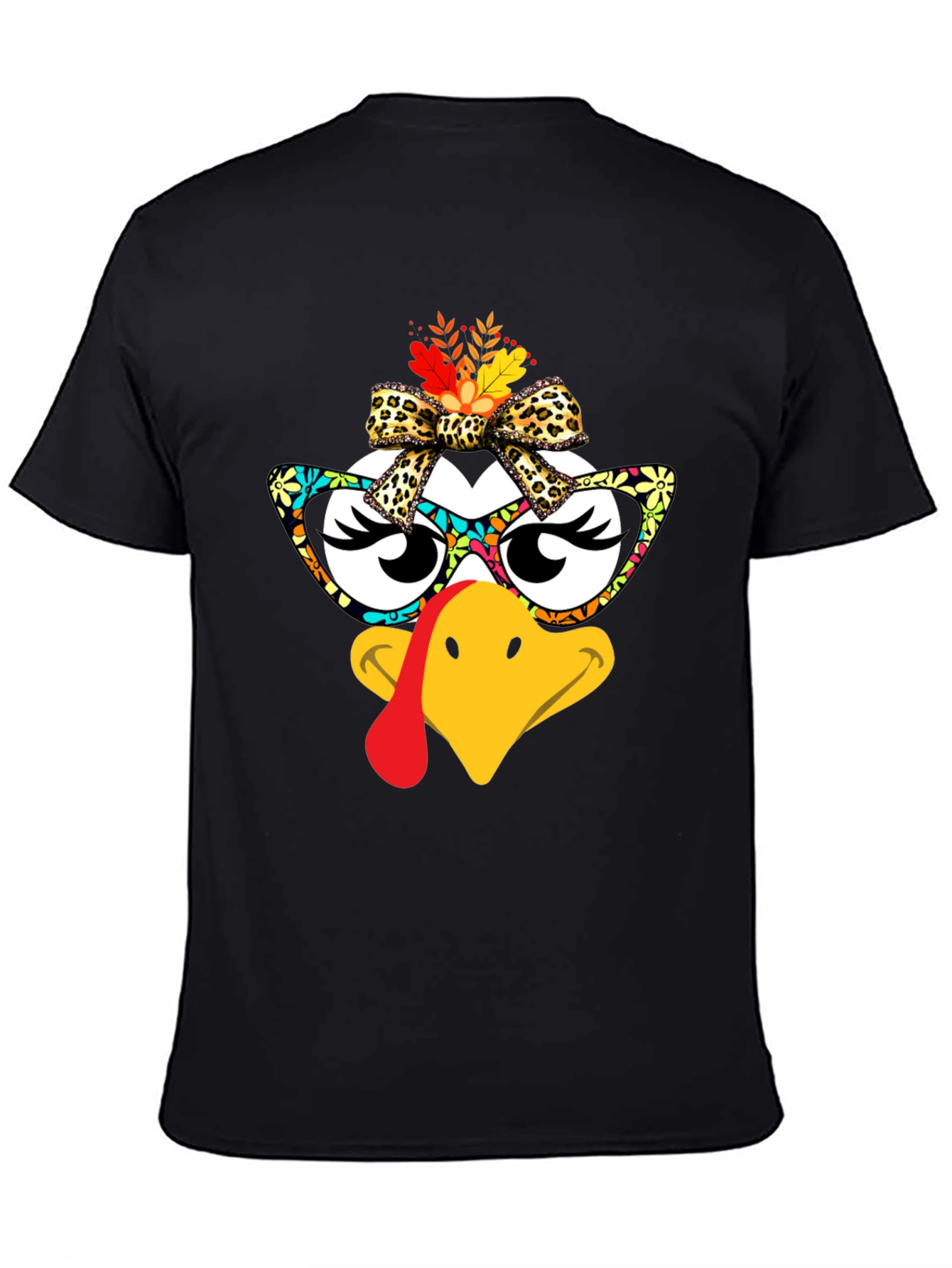 Thanksgiving Turkey Face T-Shirt