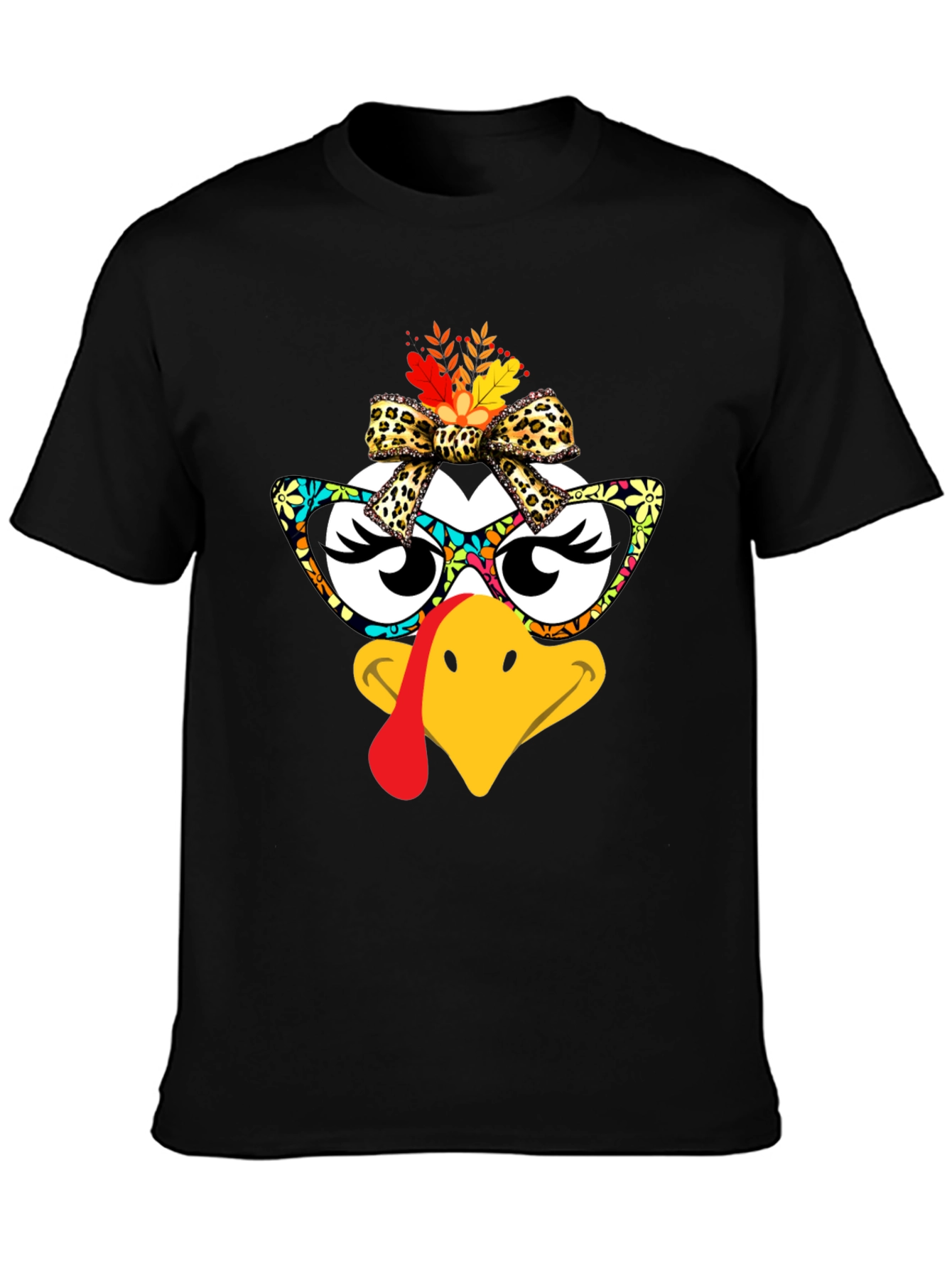 Thanksgiving Turkey Face T-Shirt