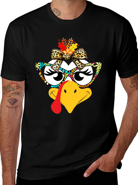Thanksgiving Turkey Face T-Shirt