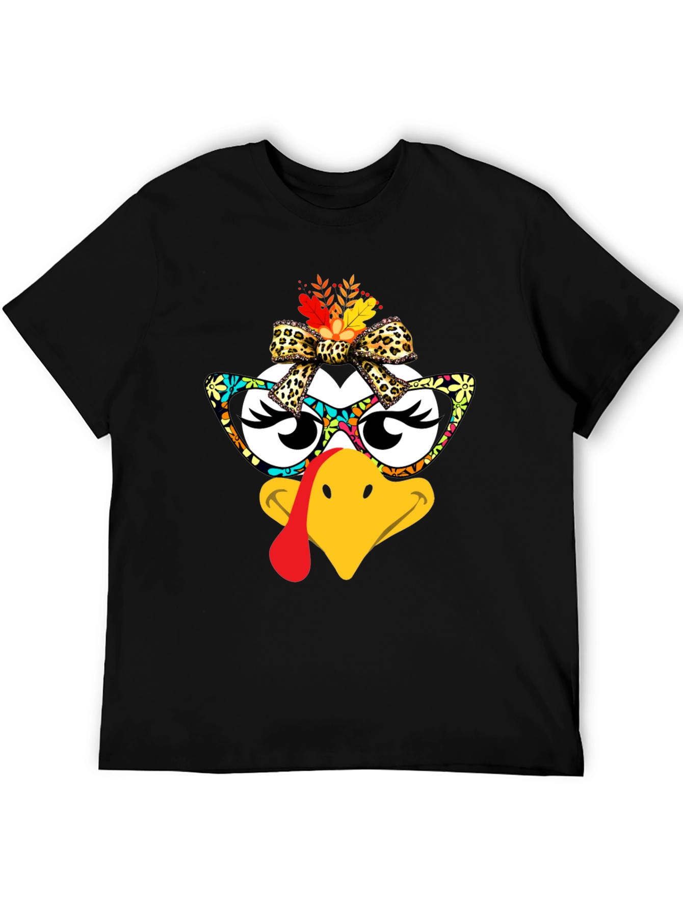 Thanksgiving Turkey Face T-Shirt