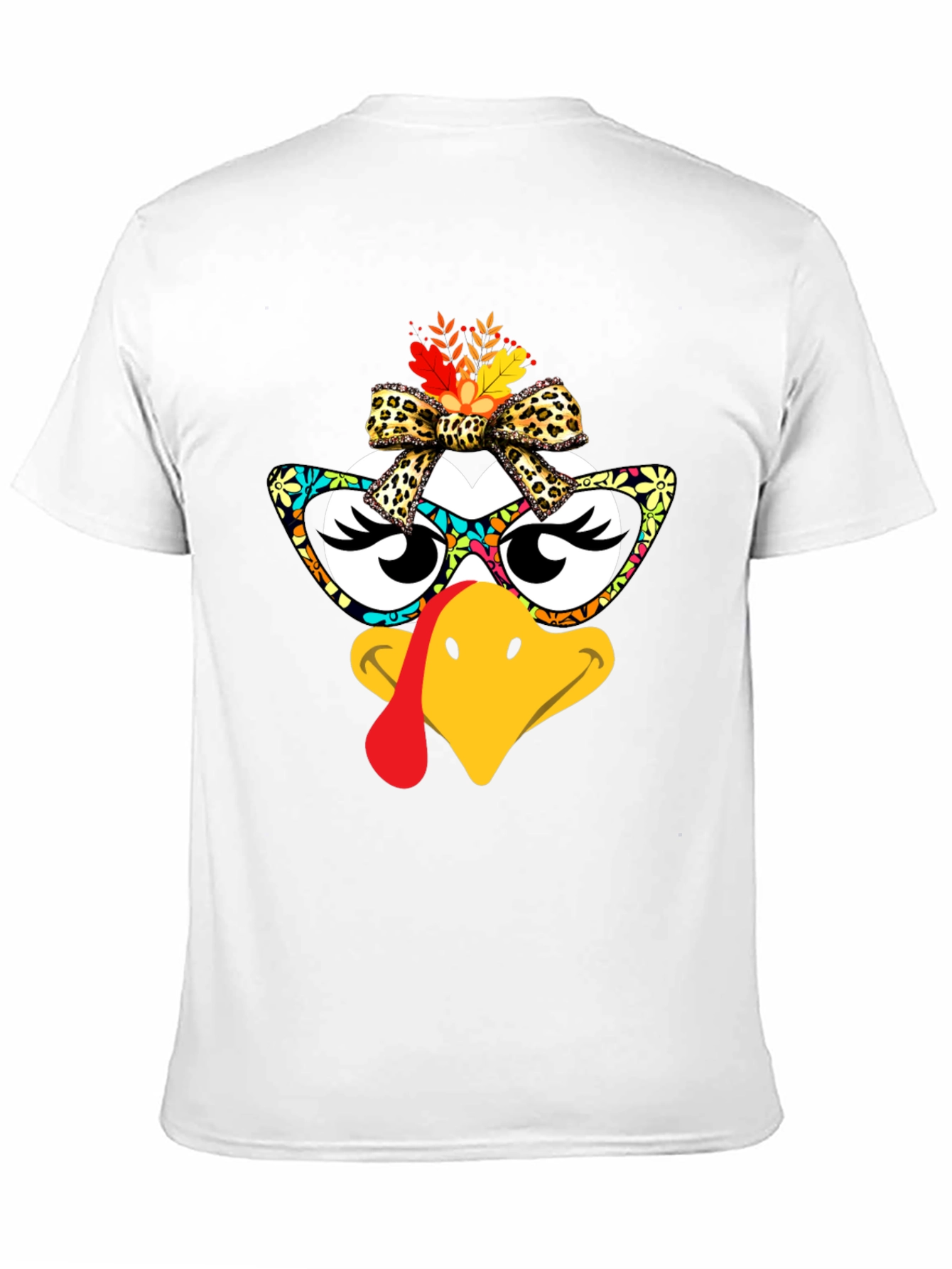 Thanksgiving Turkey Face T-Shirt