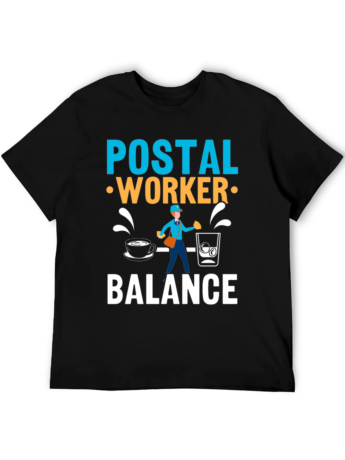 Postal Worker Balance Graphic Tee