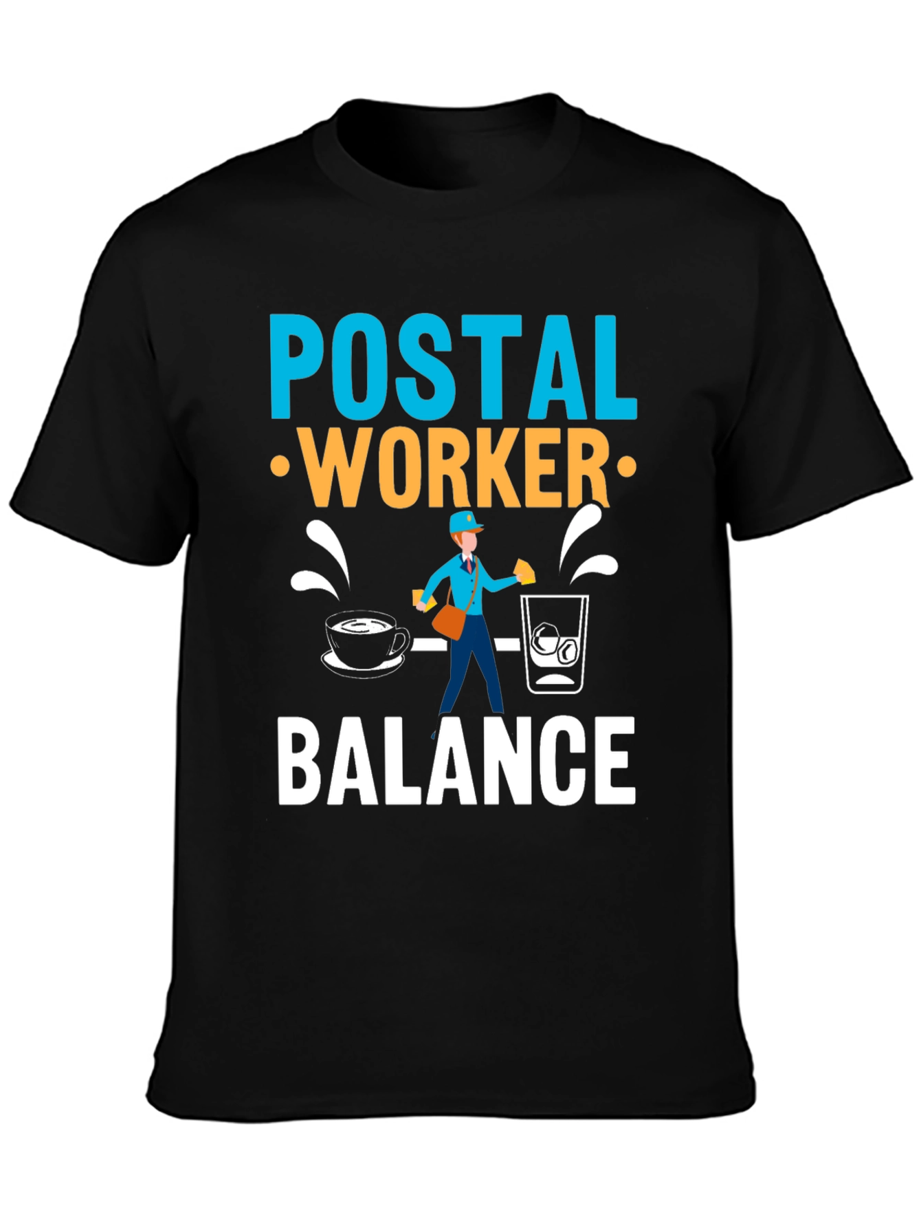 Postal Worker Balance Graphic Tee