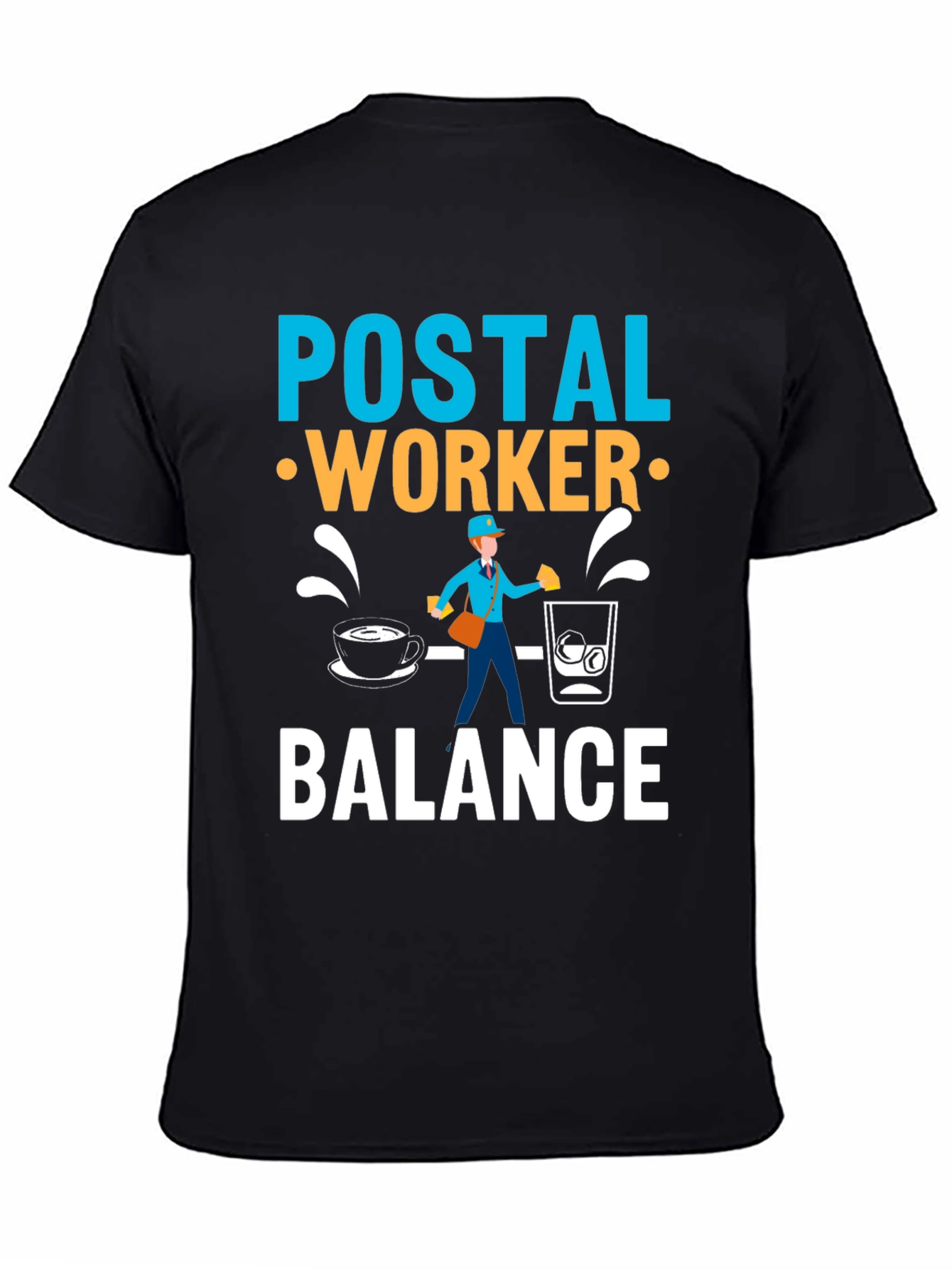 Postal Worker Balance Graphic Tee