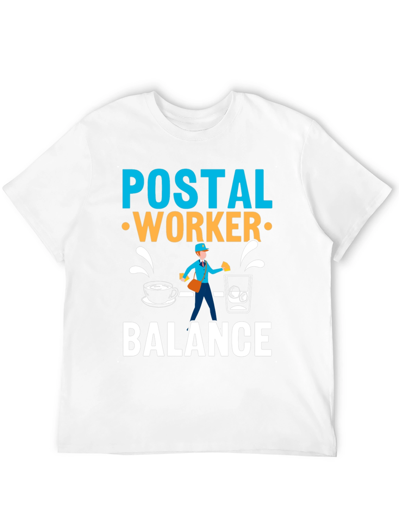 Postal Worker Balance Graphic Tee