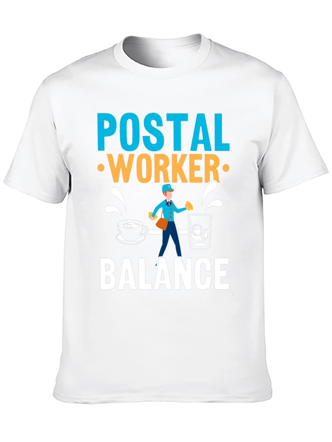 Postal Worker Balance Graphic Tee