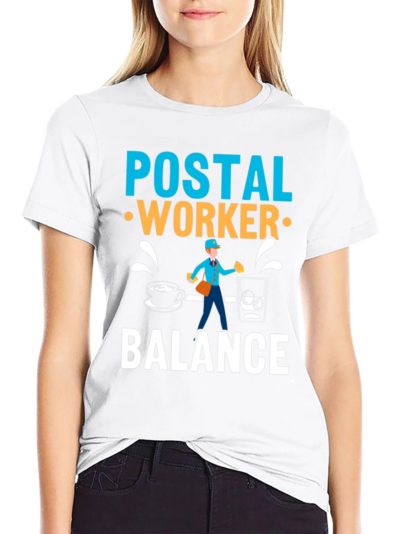 Postal Worker Balance Graphic Tee