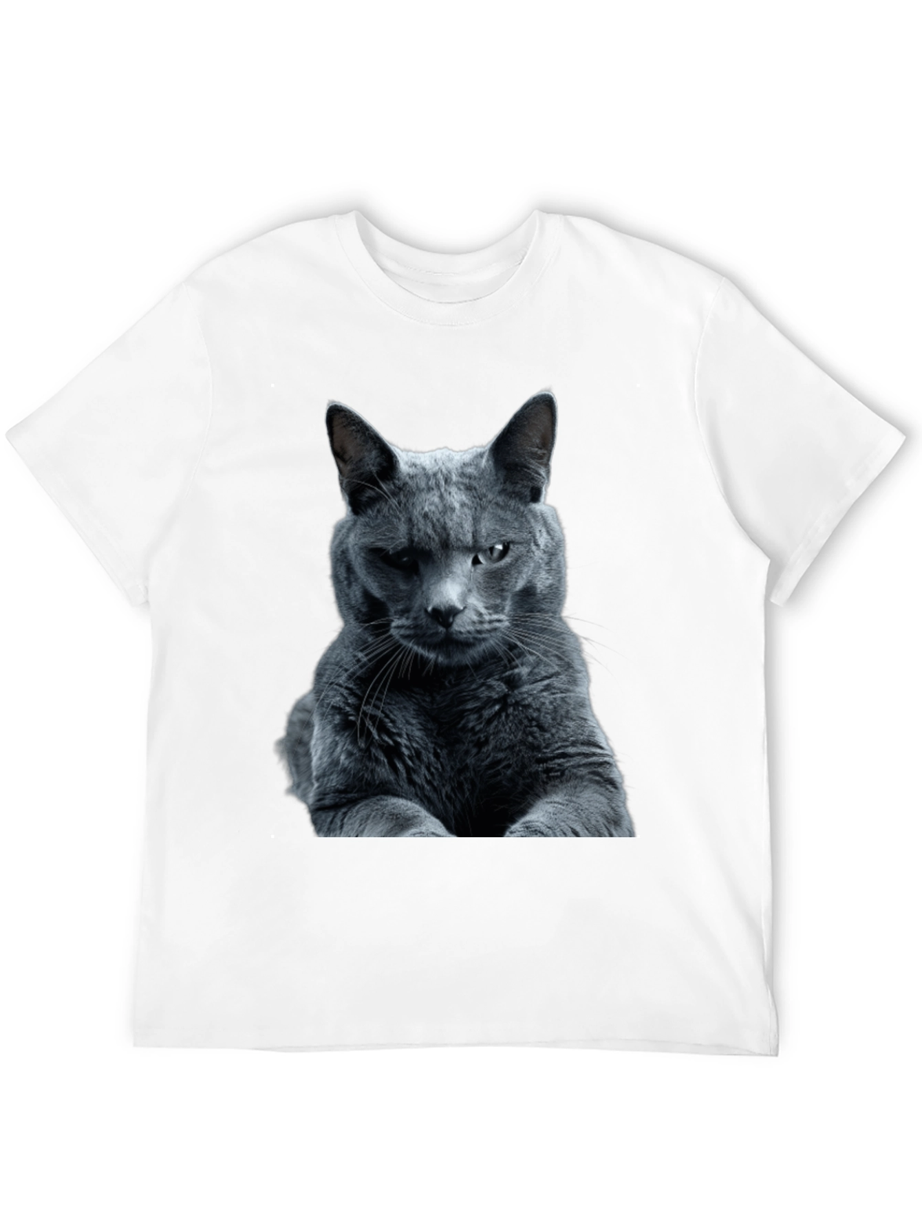 Cool Cat Graphic Tee - Mens Black T-Shirt