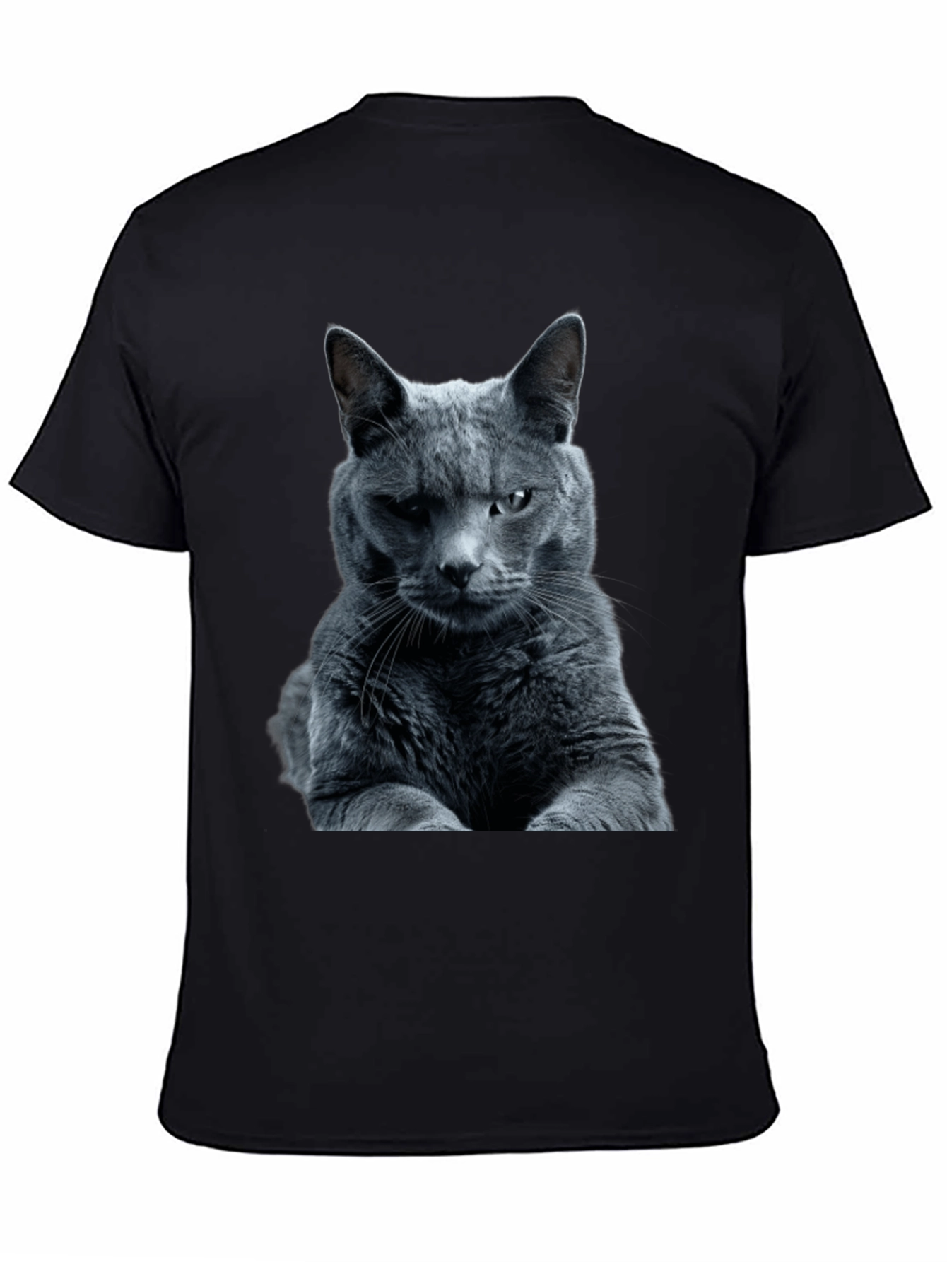 Cool Cat Graphic Tee - Mens Black T-Shirt