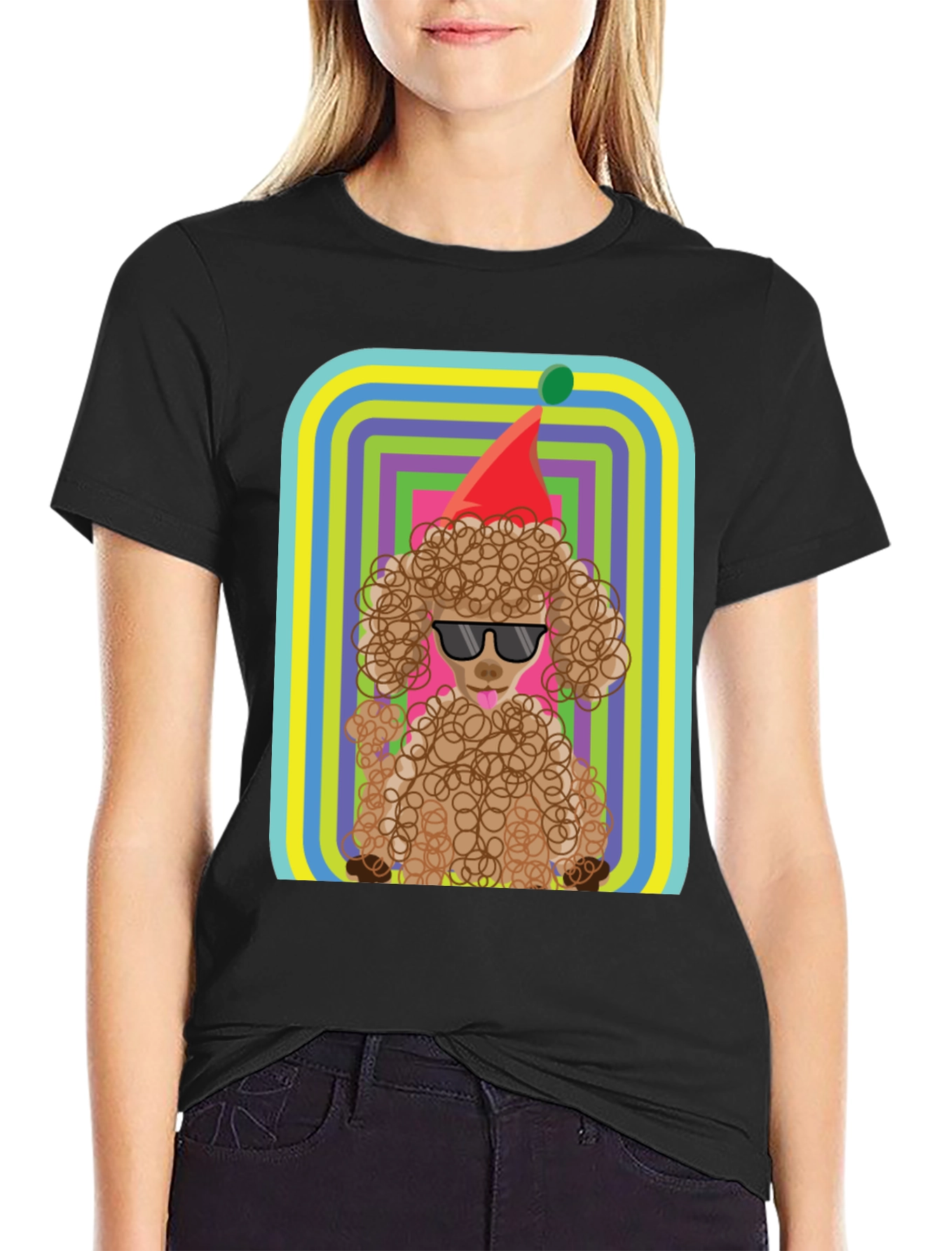 Cool Poodle T-Shirt - Birthday Party Dog Tee