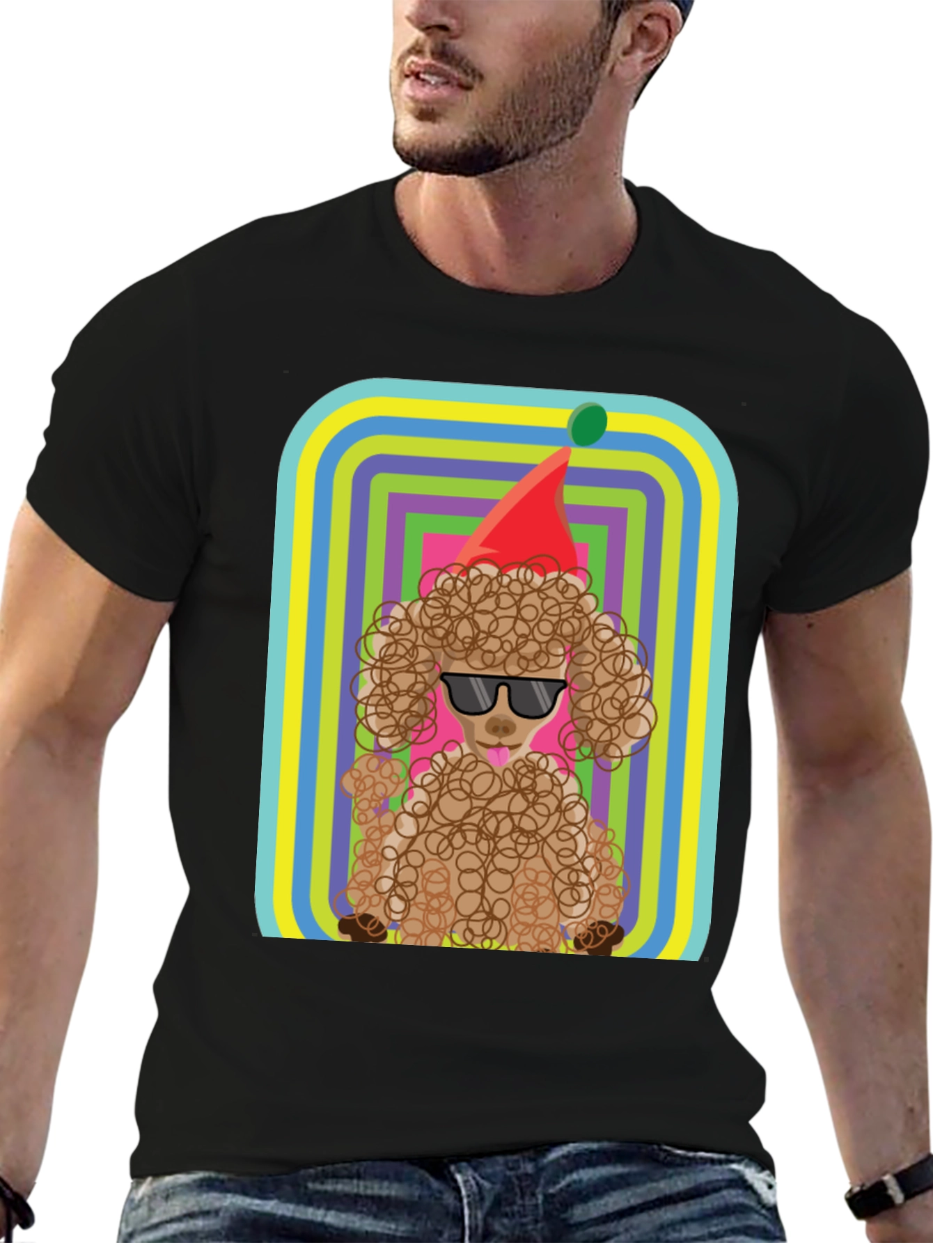 Cool Poodle T-Shirt - Birthday Party Dog Tee