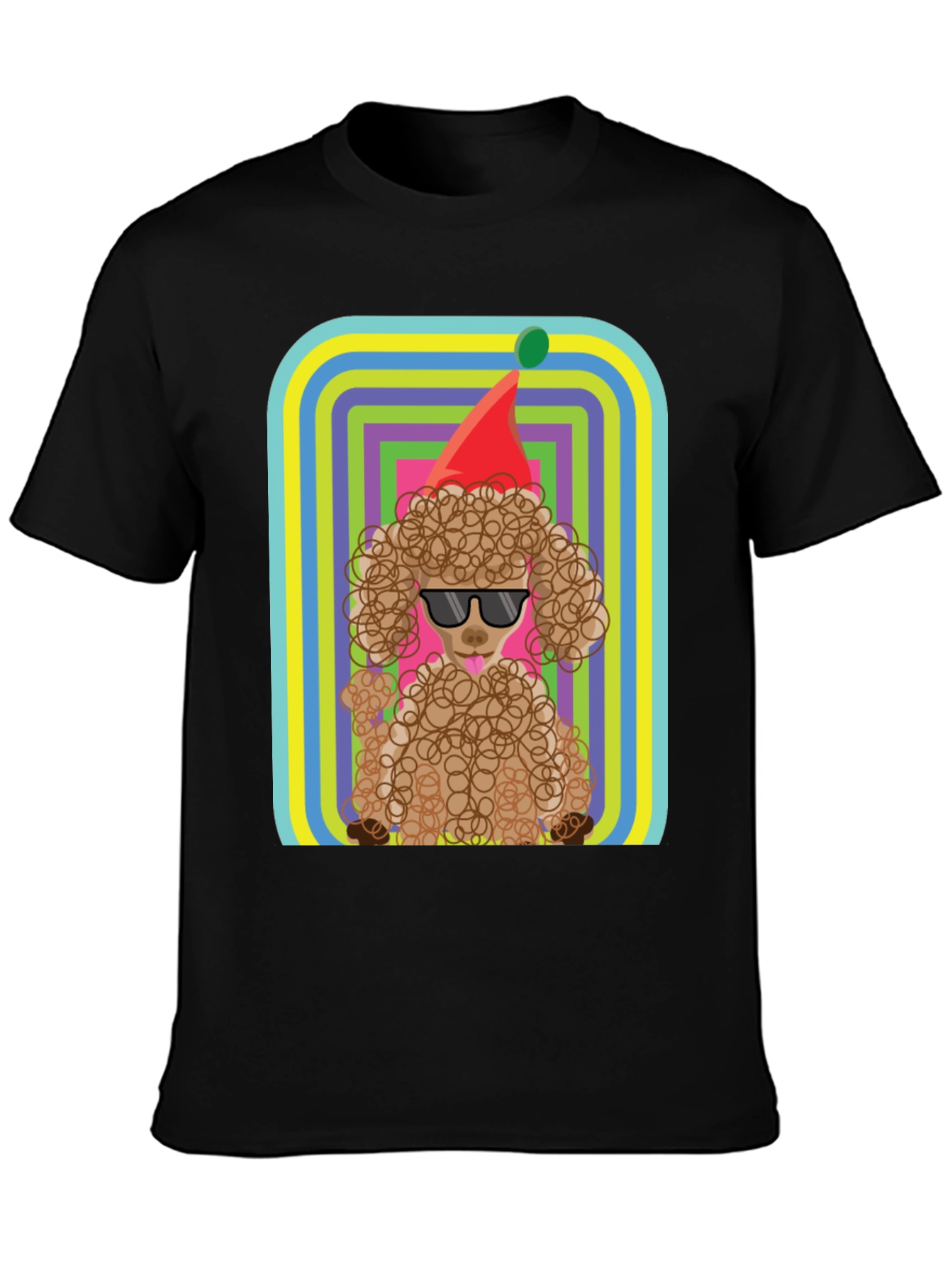 Cool Poodle T-Shirt - Birthday Party Dog Tee