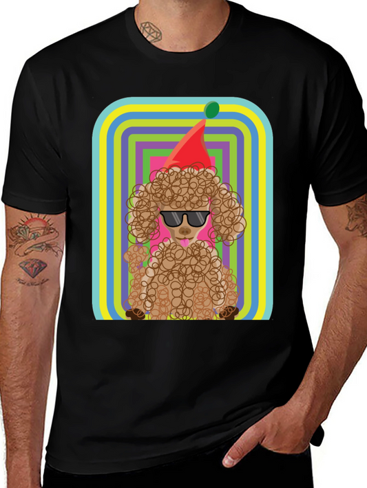 Cool Poodle T-Shirt - Birthday Party Dog Tee