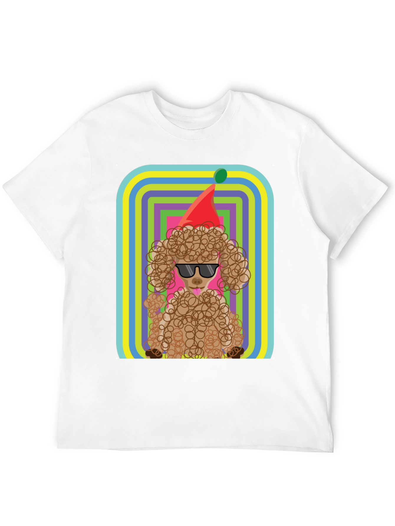 Cool Poodle T-Shirt - Birthday Party Dog Tee