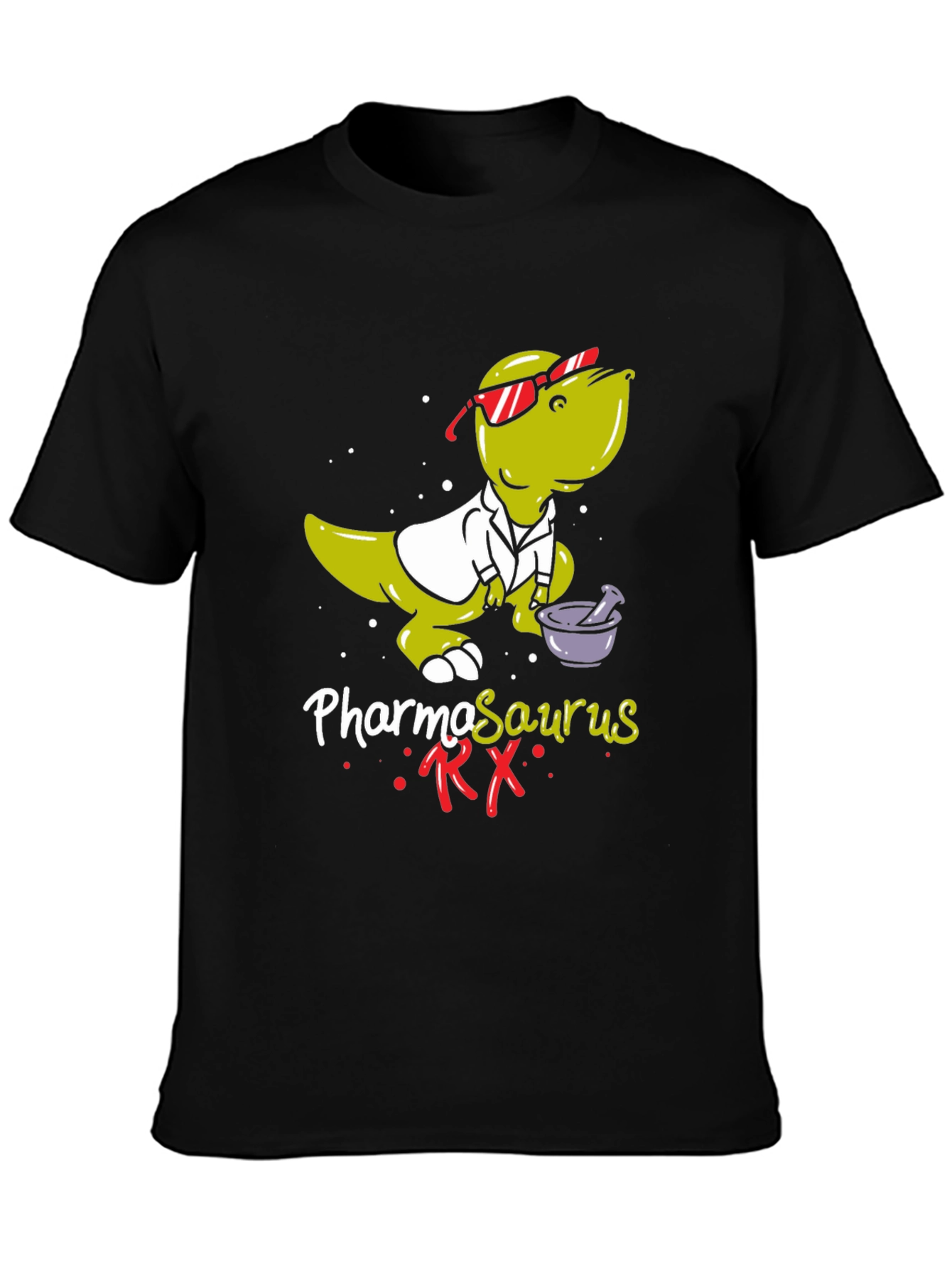 Pharmasaurus RX T-Shirt - Funny Pharmacist Dinosaur Tee
