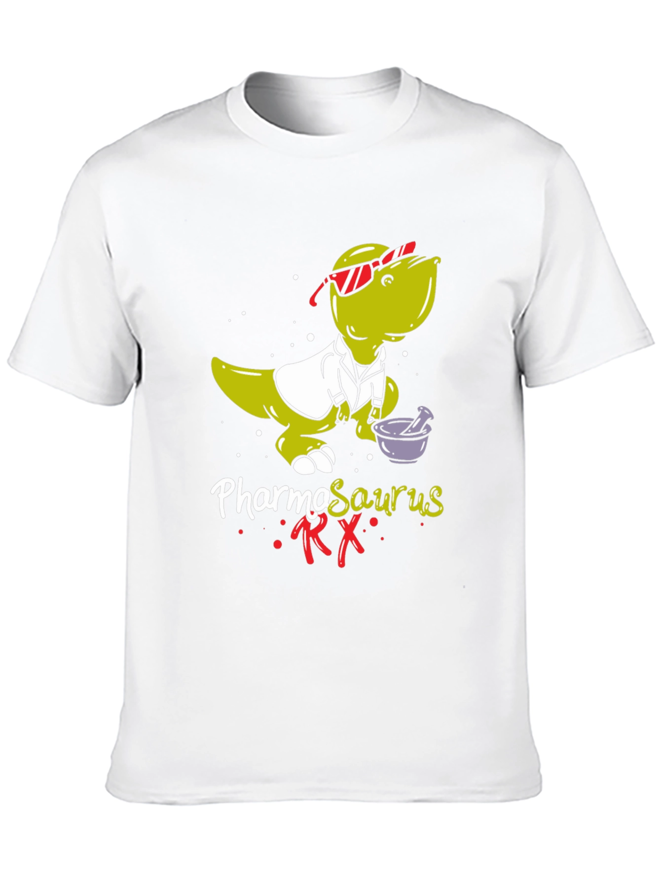 Pharmasaurus RX T-Shirt - Funny Pharmacist Dinosaur Tee