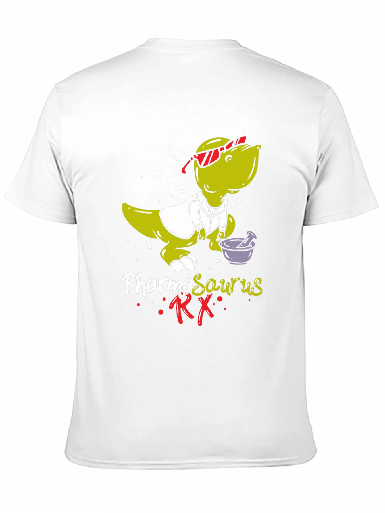 Pharmasaurus RX T-Shirt - Funny Pharmacist Dinosaur Tee
