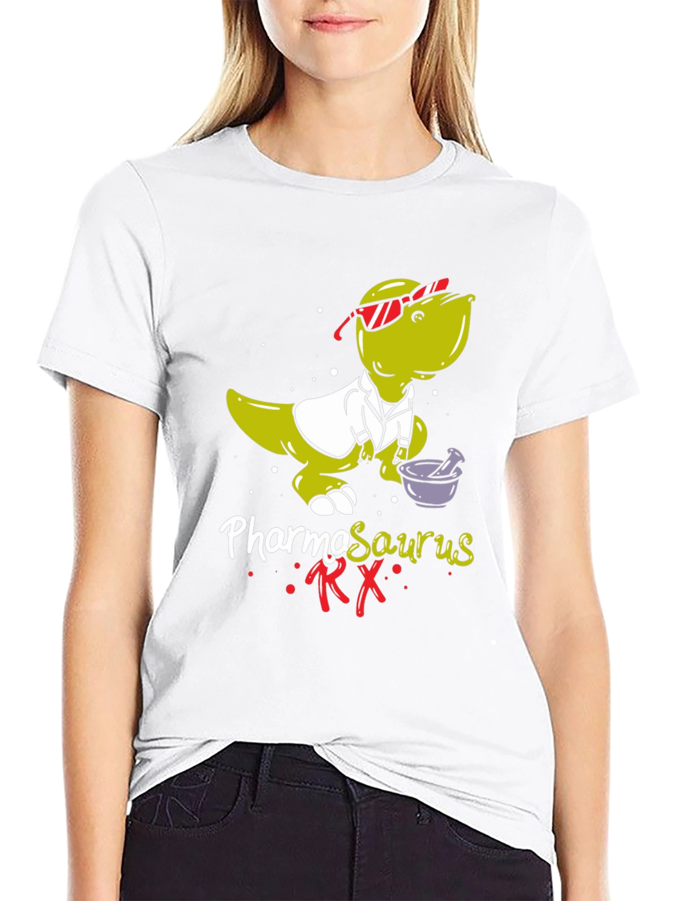 Pharmasaurus RX T-Shirt - Funny Pharmacist Dinosaur Tee