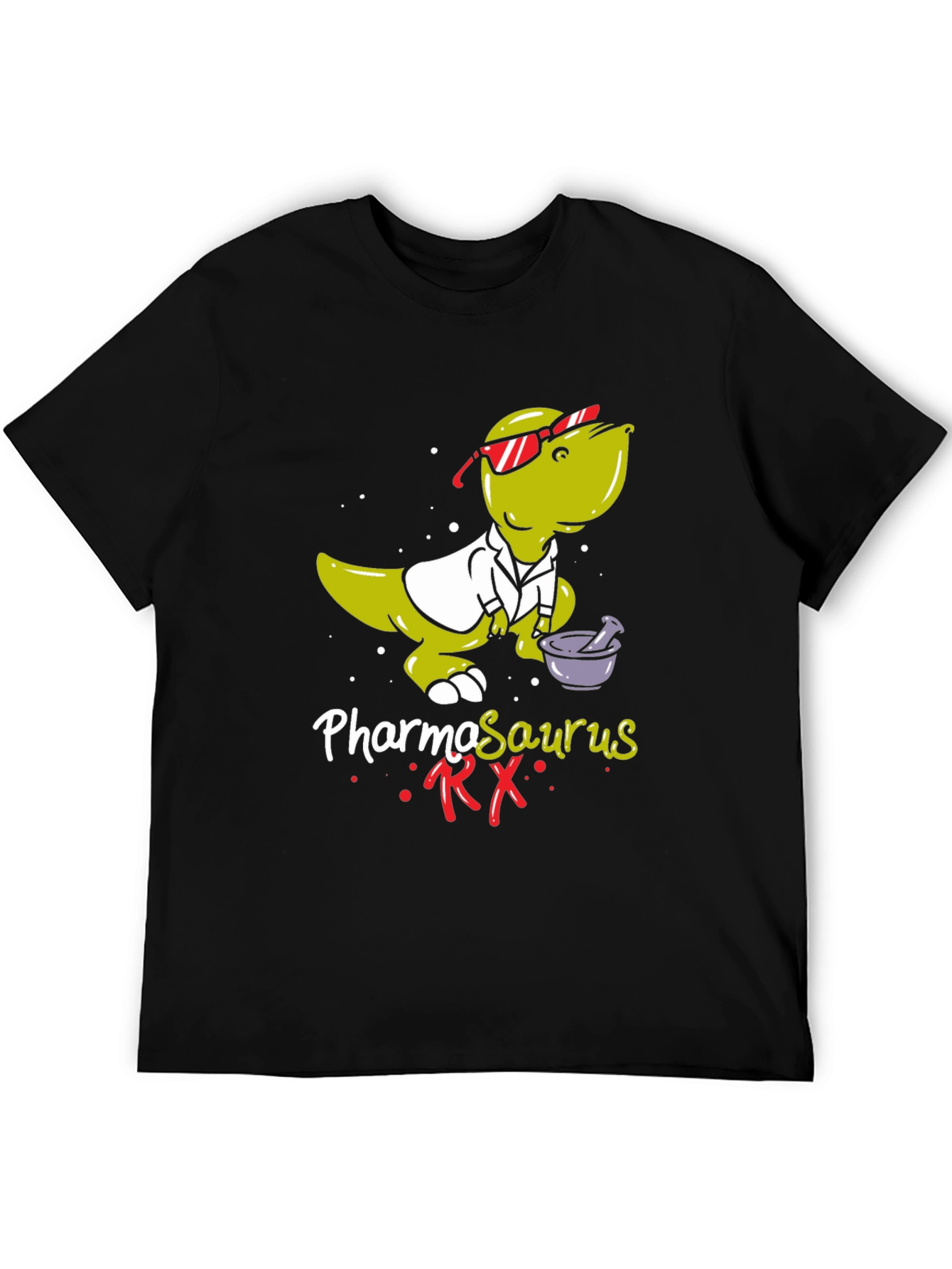 Pharmasaurus RX T-Shirt - Funny Pharmacist Dinosaur Tee