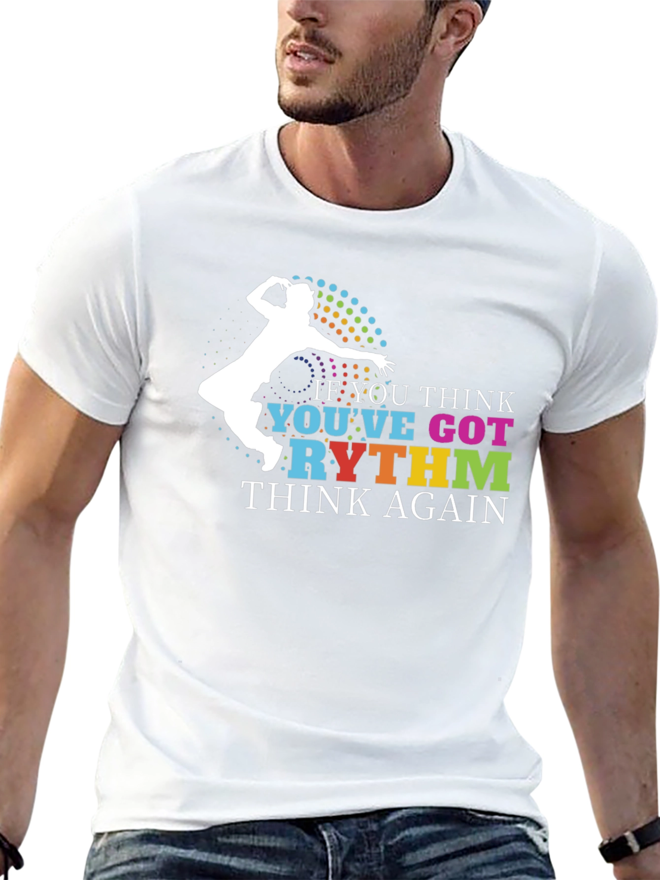 Rhythm Graphic Tee - Funny Dance T-Shirt