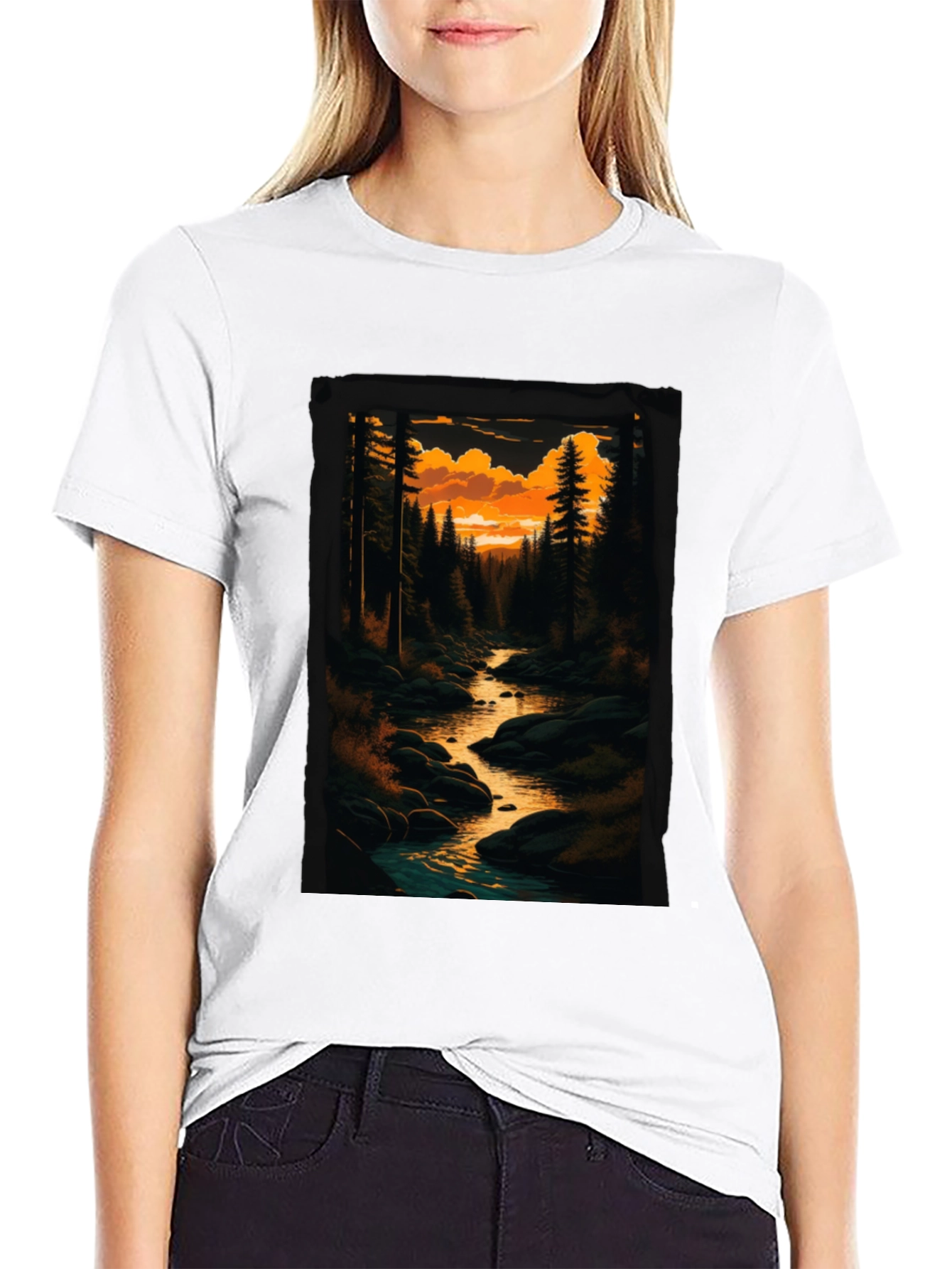 Forest Stream Graphic Tee