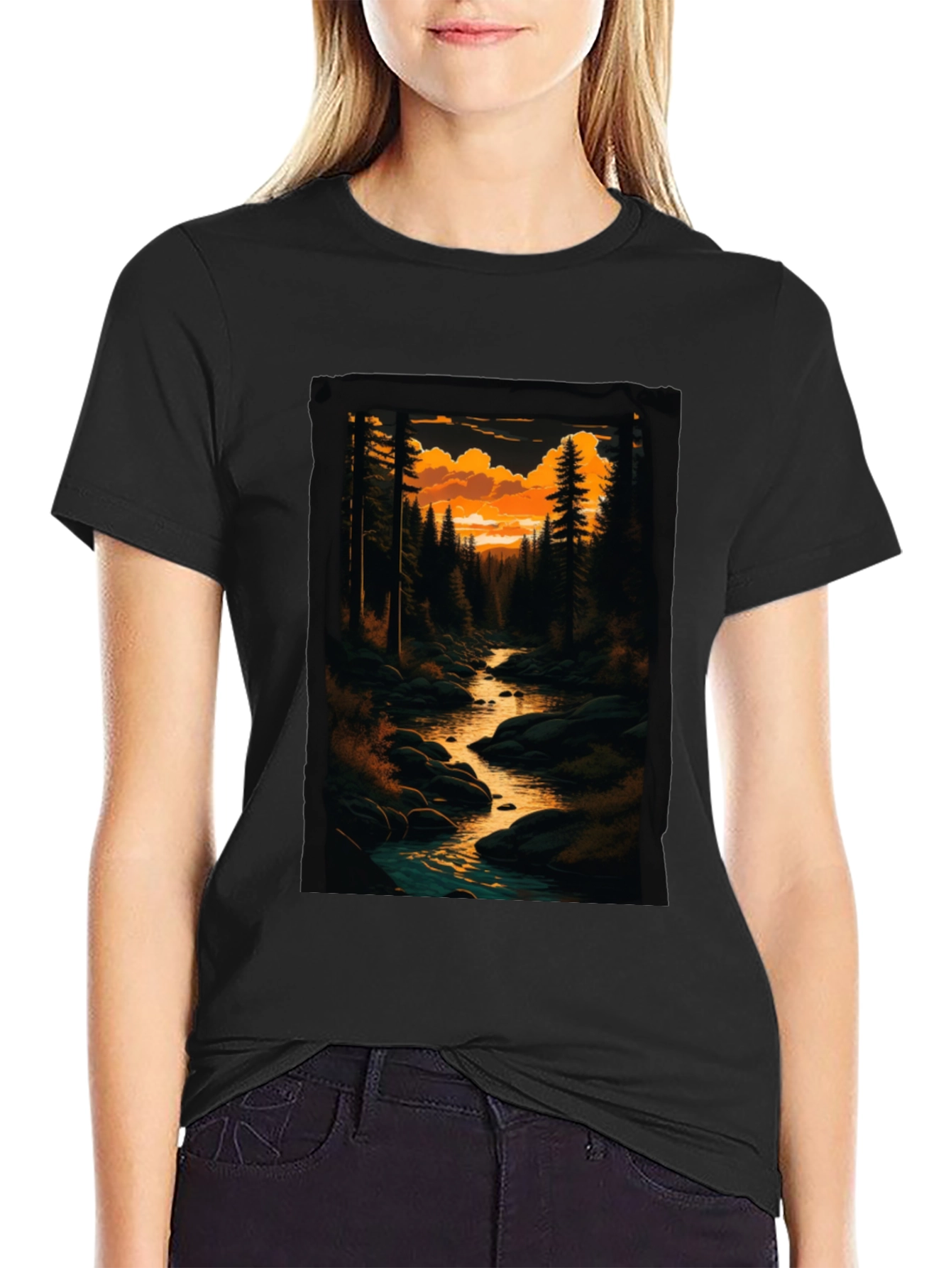 Forest Stream Graphic Tee